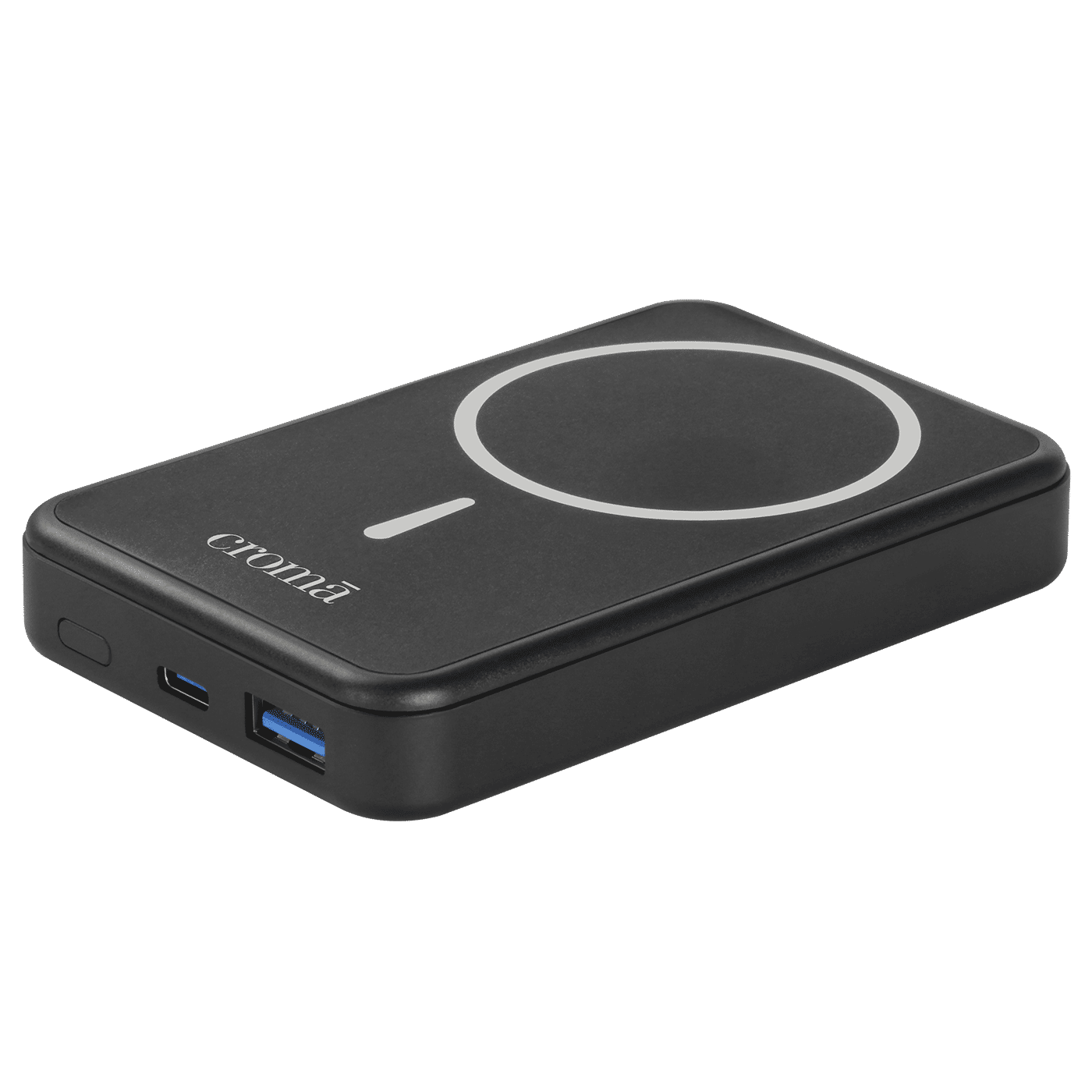 Croma 10000 mAh 22.5W Fast Charging Power Bank (1 Type A & 1 Type C Ports, Aluminium Casing, Magsafe Compatible, Black)_13