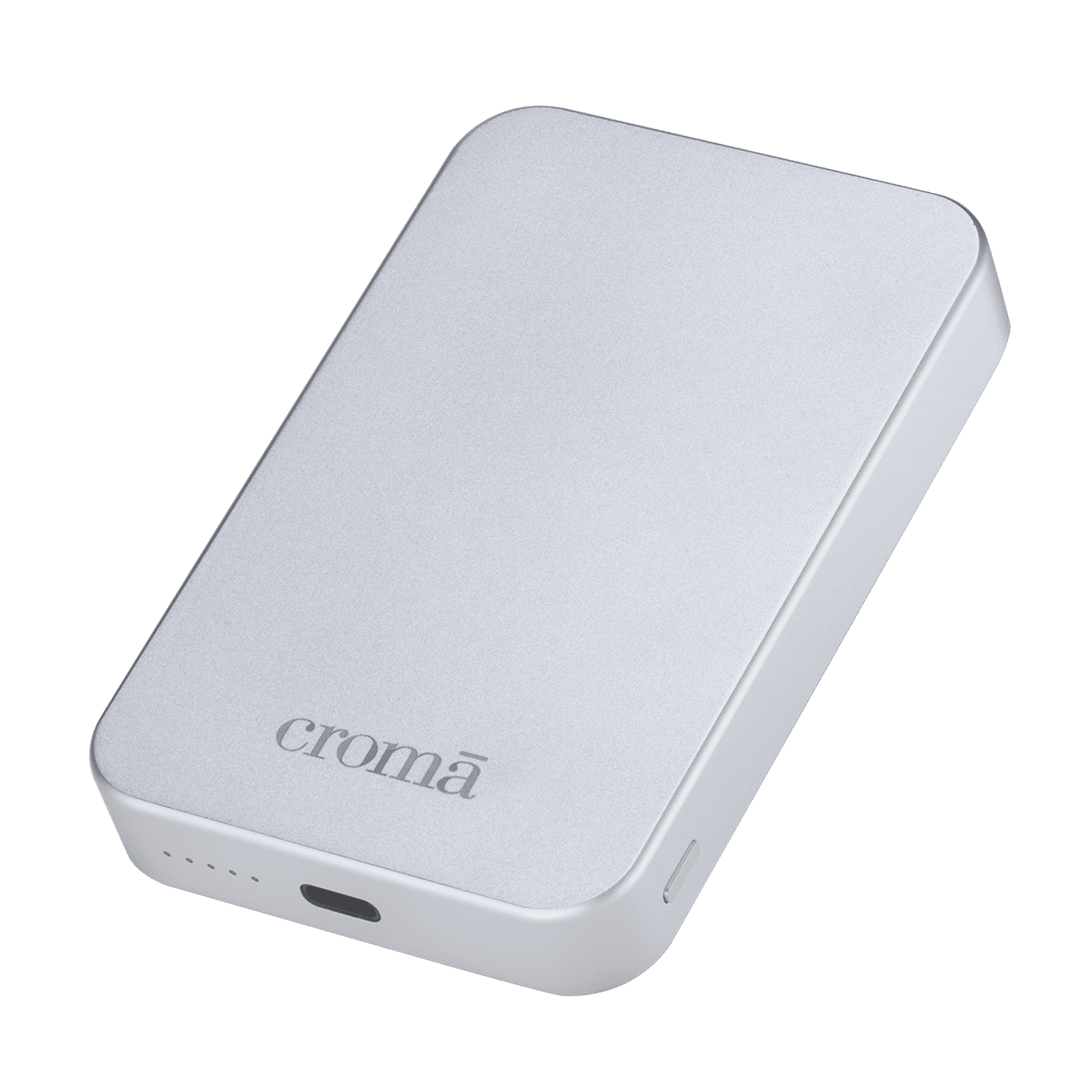 Croma 10000 mAh 20W Fast Charging Power Bank (1 Type C Port, Aluminium Casing, Magsafe Compatible, Silver)_2