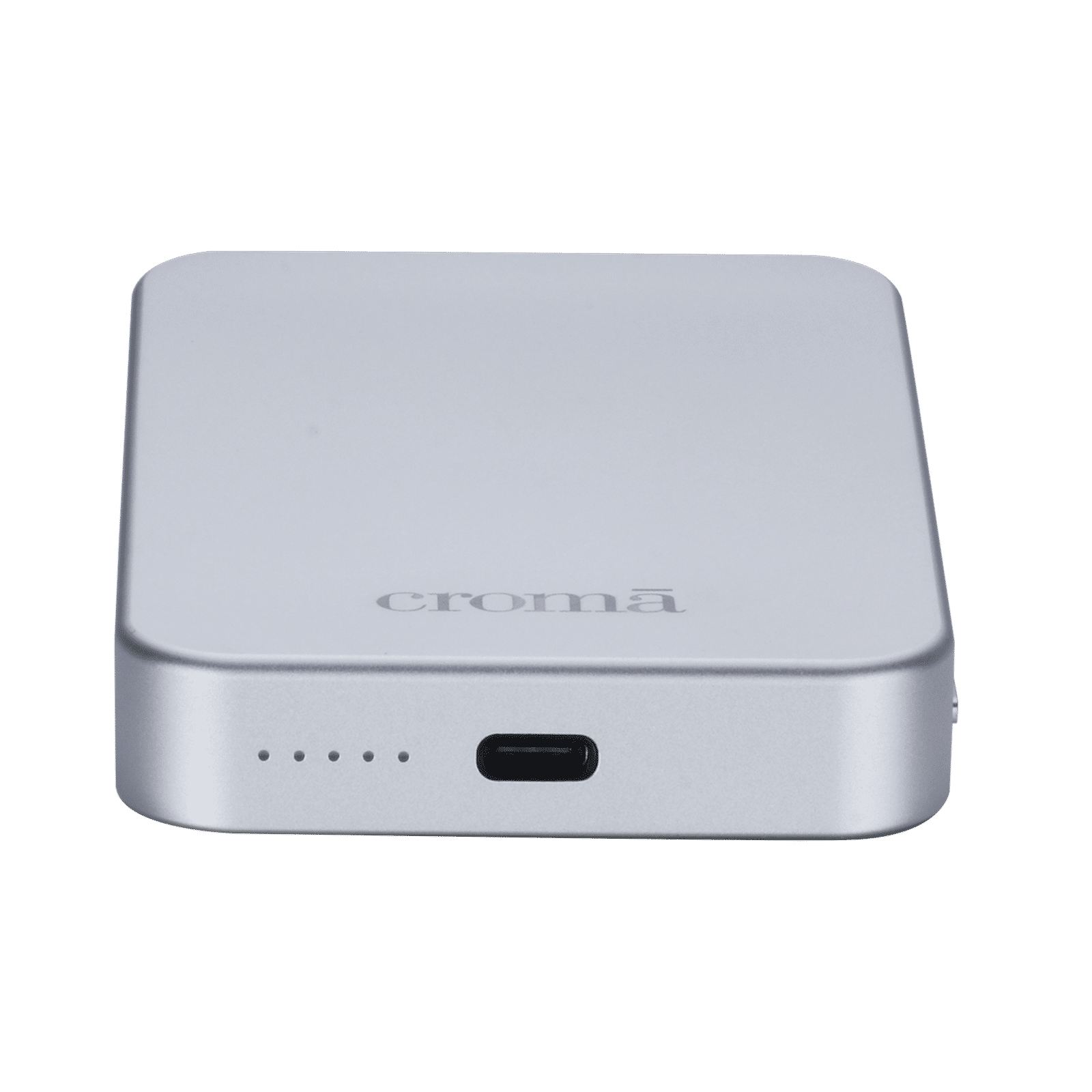 Croma 10000 mAh 20W Fast Charging Power Bank (1 Type C Port, Aluminium Casing, Magsafe Compatible, Silver)_3