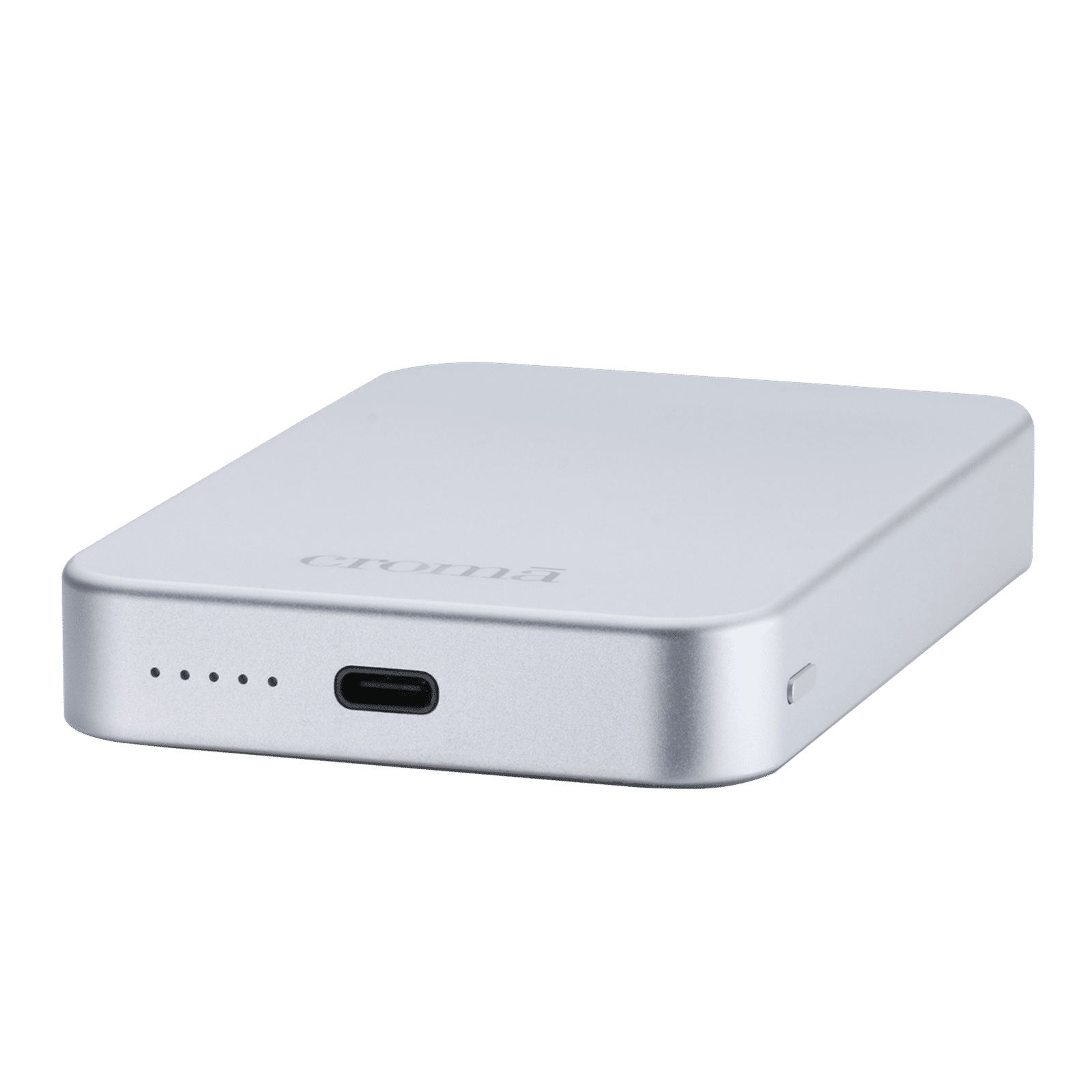 Croma 10000 mAh 20W Fast Charging Power Bank (1 Type C Port, Aluminium Casing, Magsafe Compatible, Silver)_4