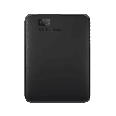 WD Elements 2TB USB Type-A (3.0, 3.2)
                      Portable Hard Disk Drive (Effortless
                      Expandability, Black)