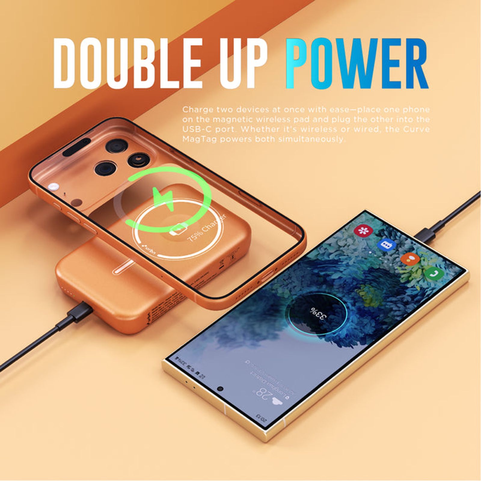 Urbn Curve 10000 mAh 20W Fast Charging Power Bank (1 Type C Port, MagSafe Compatible, Soft Touch Finish, Travel Friendly, Gray Gun Metal) Urbn Curve 10000 mAh 20W Fast Charging Power Bank (1 Type C Port, MagSafe Compatible, Soft Touch Finish, Travel Friendly, Gray Gun Metal)_15