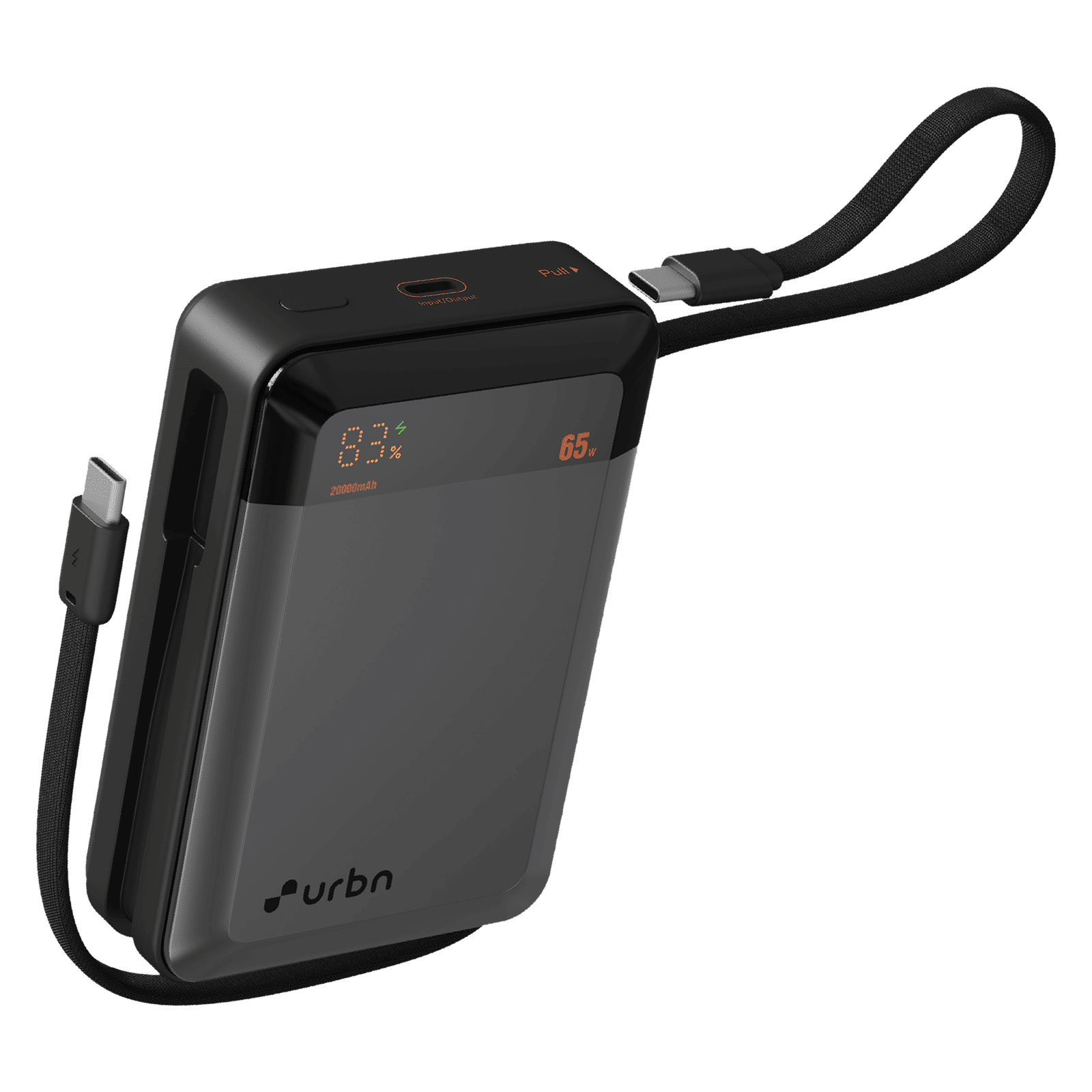urbn Ultra Volt 20000 mAh 65W Fast Charging Power Bank (2 Type C Port, 12 Layer Circuit Protection, Grey)_13