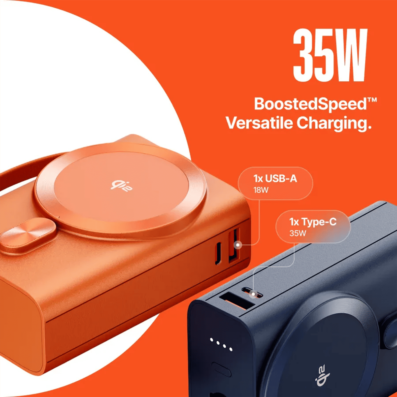 Ambrane AerosynQ Orbit 20K 20000 mAh 35W Fast Charging Power Bank (1 Type A Port, 1 Type C Port, MagSafe Compatible, 1 Built-in Type-C Cable, Metallic Finish, SafeCharge Technology, Titanium) Ambrane AerosynQ Orbit 20K 20000 mAh 35W Fast Charging Power Bank (1 Type A Port, 1 Type C Port, MagSafe Compatible, 1 Built-in Type-C Cable, Metallic Finish, SafeCharge Technology, Titanium)_5