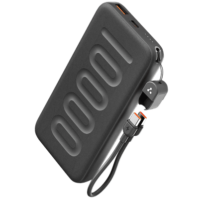 Ambrane Stylo N10 10000 mAh 22.5W Fast Charging Power Bank (1 Type C & 1 Type A Ports, BoostedSpeed Technology, Black)