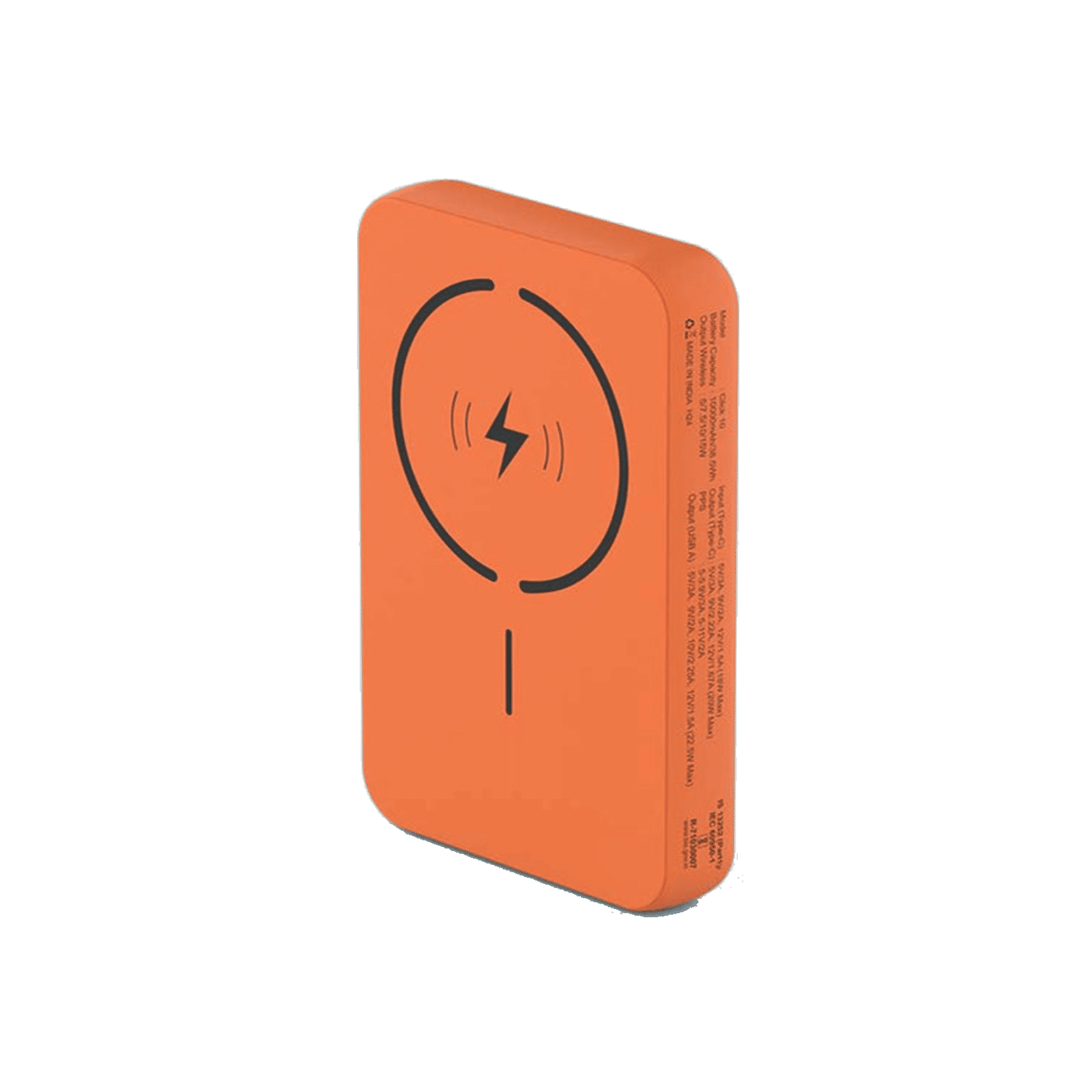 Stuffcool Click 10 10000 mAh 20W Fast Charging Power Bank ( 1 Type C & 1 Type A Port, MagSafe Compatible, Digital Display, Orange) Stuffcool Click 10 10000 mAh 20W Fast Charging Power Bank ( 1 Type C & 1 Type A Port, MagSafe Compatible, Digital Display, Orange)_1