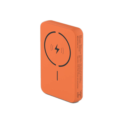 Stuffcool Click 10 10000 mAh 20W Fast Charging Power Bank ( 1 Type C & 1 Type A Port, MagSafe Compatible, Digital Display, Orange)