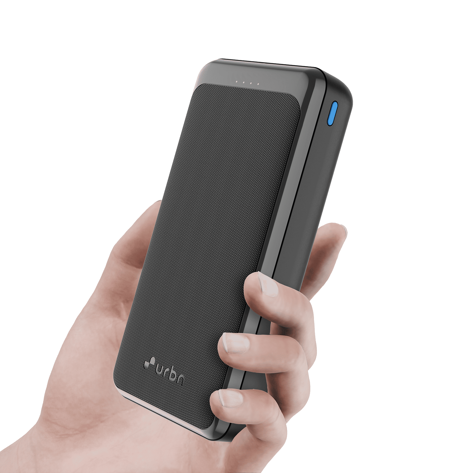 urbn UPR217 20000 mAh 35W Fast Charging Power Bank (2 Type A & 1 Type C Ports, Battery Temperature Protection, Black)_3