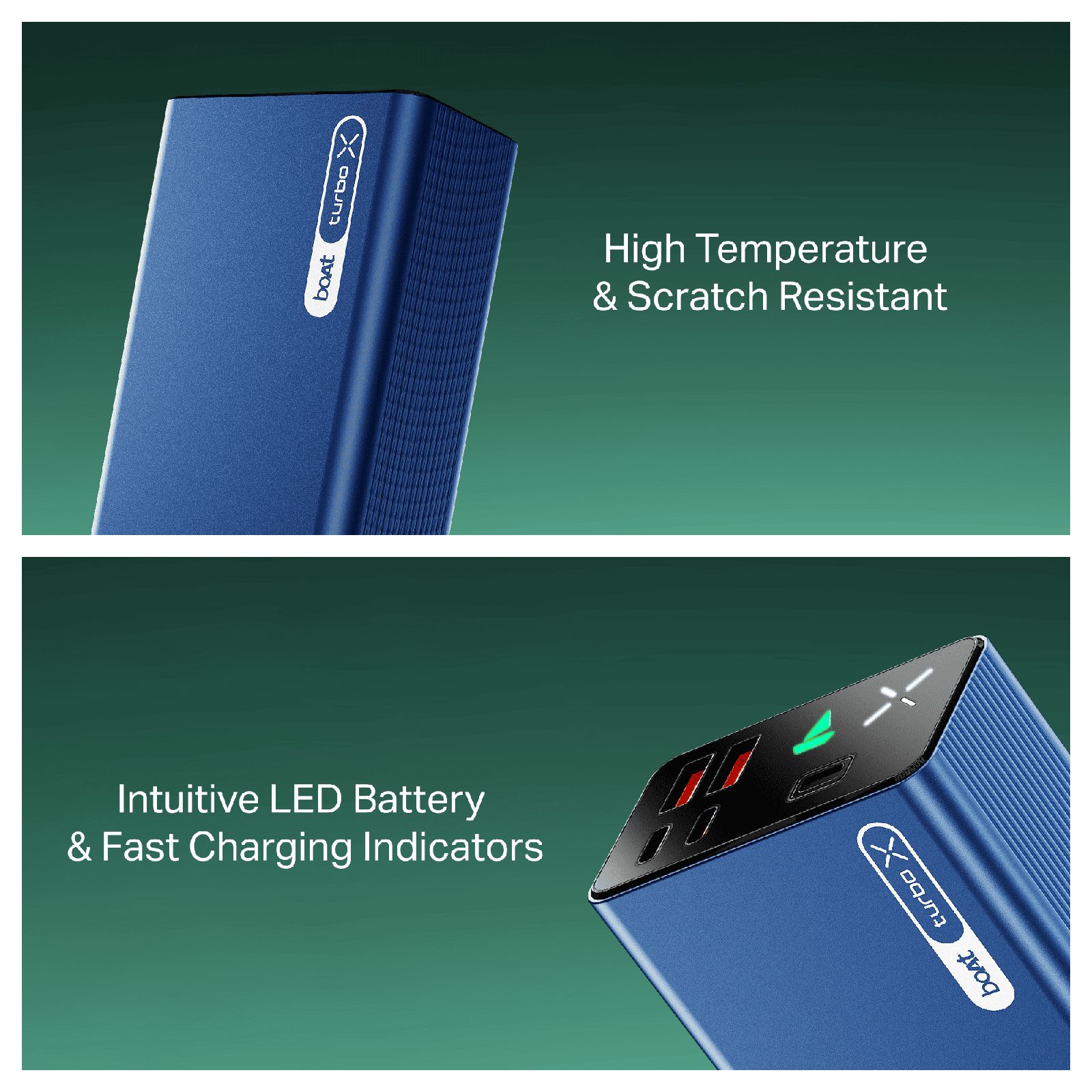 boAt Energyshroom Turbo X 30000 mAh 65W Fast Charging Power Bank (2 Type A, 2 Type C Ports, LED Indicator, Navy Blue) boAt Energyshroom Turbo X 30000 mAh 65W Fast Charging Power Bank (2 Type A, 2 Type C Ports, LED Indicator, Navy Blue)_8