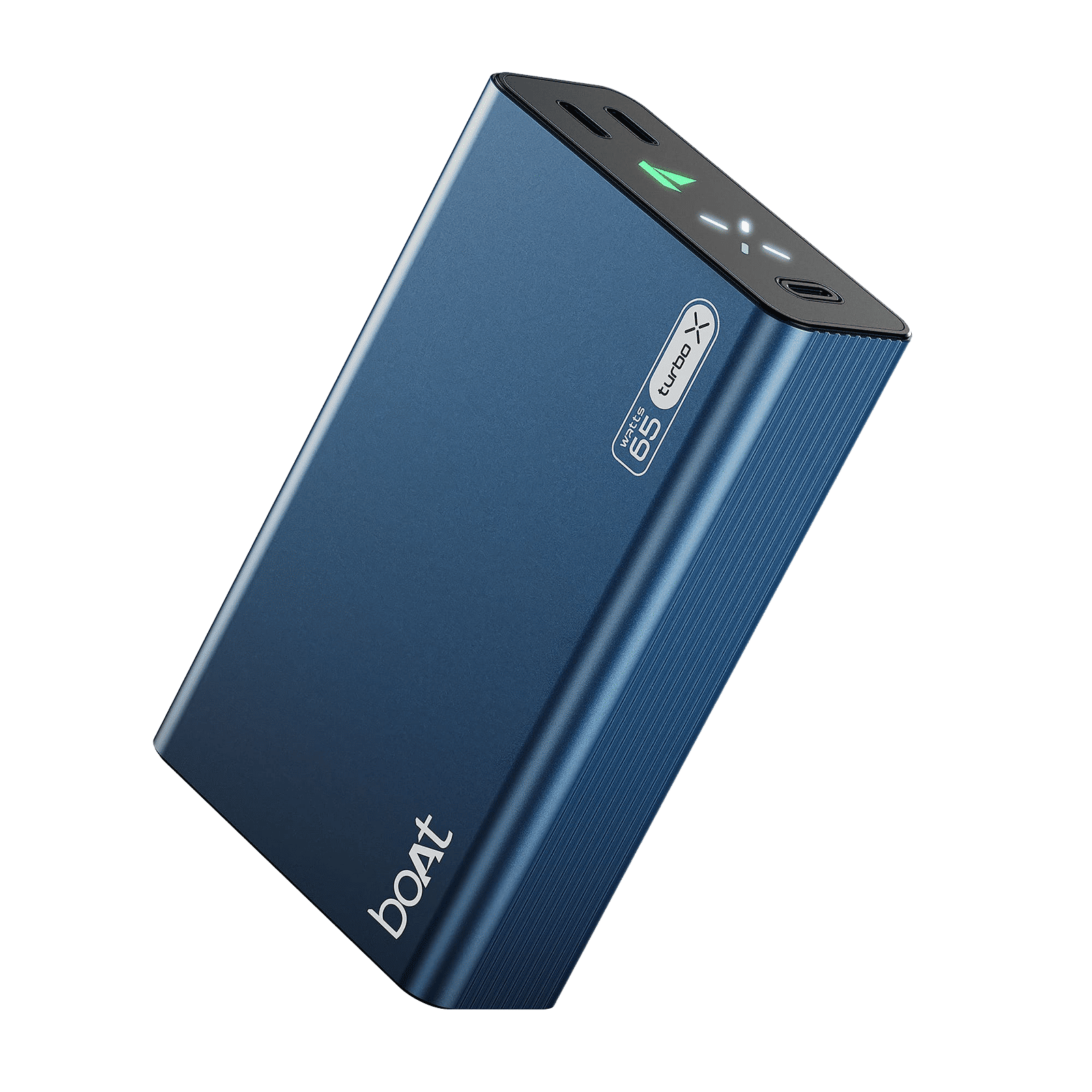 boAt Energyshroom Turbo X 20000 mAh 65W Fast Charging Power Bank (2 Type C Ports, LED Indicator, Navy Blue) boAt Energyshroom Turbo X 20000 mAh 65W Fast Charging Power Bank (2 Type C Ports, LED Indicator, Navy Blue)_1