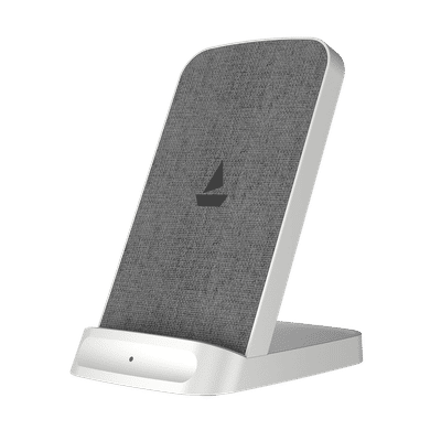 boAt Powerpod 200 15W Wireless Charging Pad for Phones (Smart IC Protection, White)
