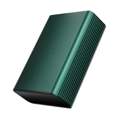 boAt Energyshroom PB400 Pro 20000 mAh 22.5W Fast Charging Power Bank (2 Type A & 1 Type C Ports, Aluminium Casing, 12-Layer Smart IC Protection, Emerald Green)