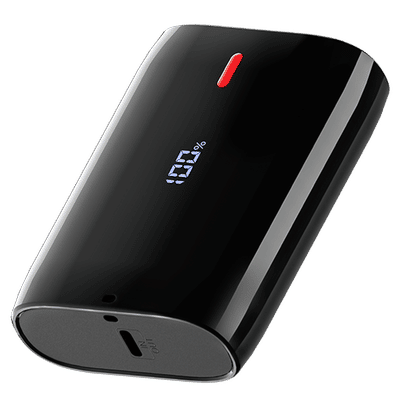 boAt EnergyShroom PB300 Air 10000 mAh 22.5W Fast Charging Power Bank (1 Type A & 1 Type C Port, LED Battery Display, Black)