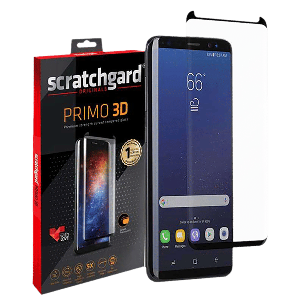 scratchgard SGTGS8PLUS Tempered Glass for Samsung Galaxy S8 Plus (Scratch Resistant) scratchgard SGTGS8PLUS Tempered Glass for Samsung Galaxy S8 Plus (Scratch Resistant)_1