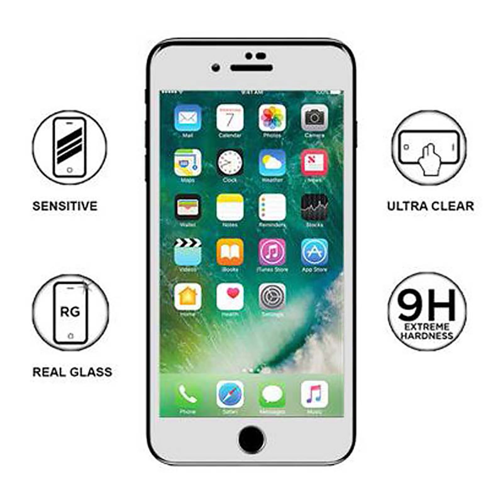 stuffcool MGGP3DIP8P 3D Full Screen Tempered Glass for Apple iPhone 8 Plus (Bubble Free Installation) stuffcool MGGP3DIP8P 3D Full Screen Tempered Glass for Apple iPhone 8 Plus (Bubble Free Installation)_4