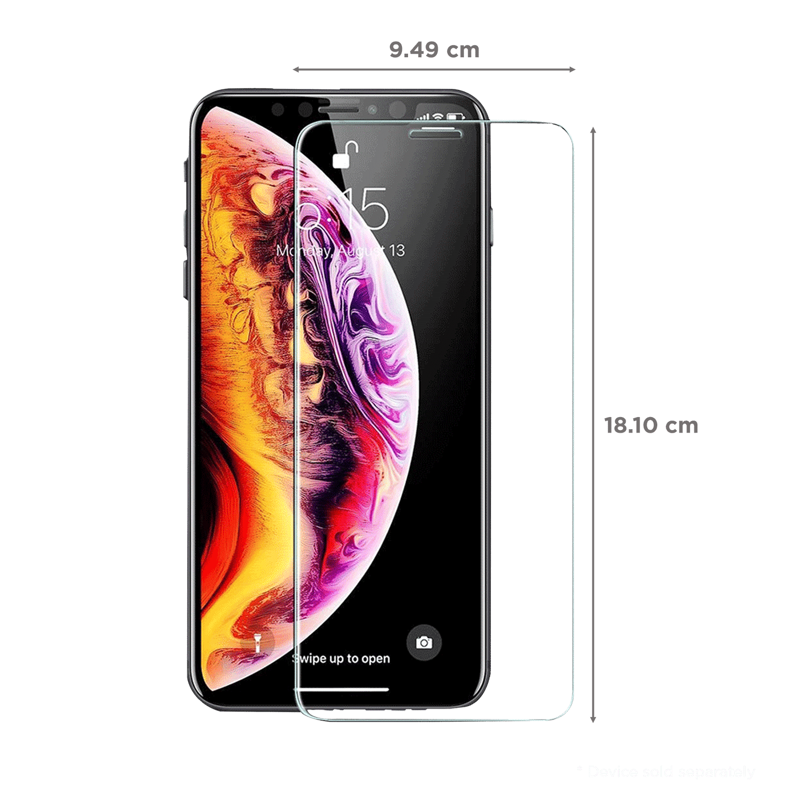 Brilyant Catz Tempered Glass Screen Protector for Apple iPhone XS Max (Ultra Transparent Visibility) Brilyant Catz Tempered Glass Screen Protector for Apple iPhone XS Max (Ultra Transparent Visibility)_2
