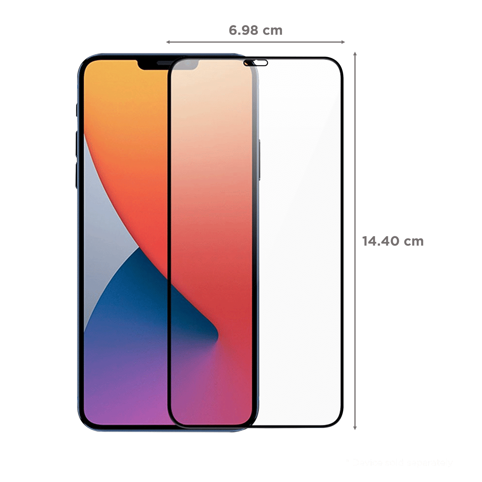 in base 3D Tempered Glass Screen Protector For Apple iPhone 12 Pro Max (Oleophobic Coating) in base 3D Tempered Glass Screen Protector For Apple iPhone 12 Pro Max (Oleophobic Coating)_2