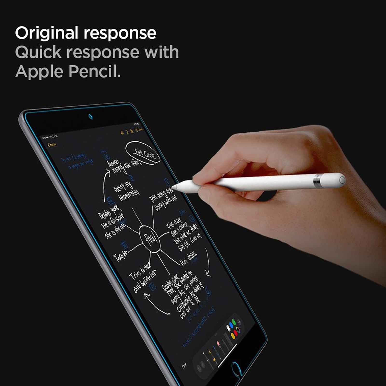 spigen GLAS.tR Slim Screen Protector for Apple iPad 10.2 Inch (Scratch Protection)_10