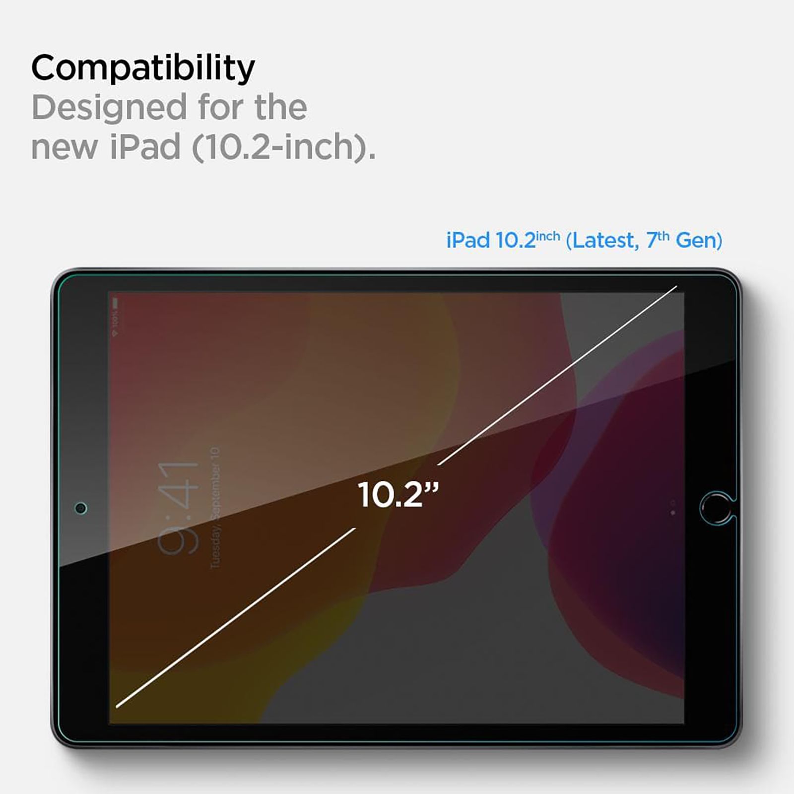 spigen GLAS.tR Slim Screen Protector for Apple iPad 10.2 Inch (Scratch Protection)_11