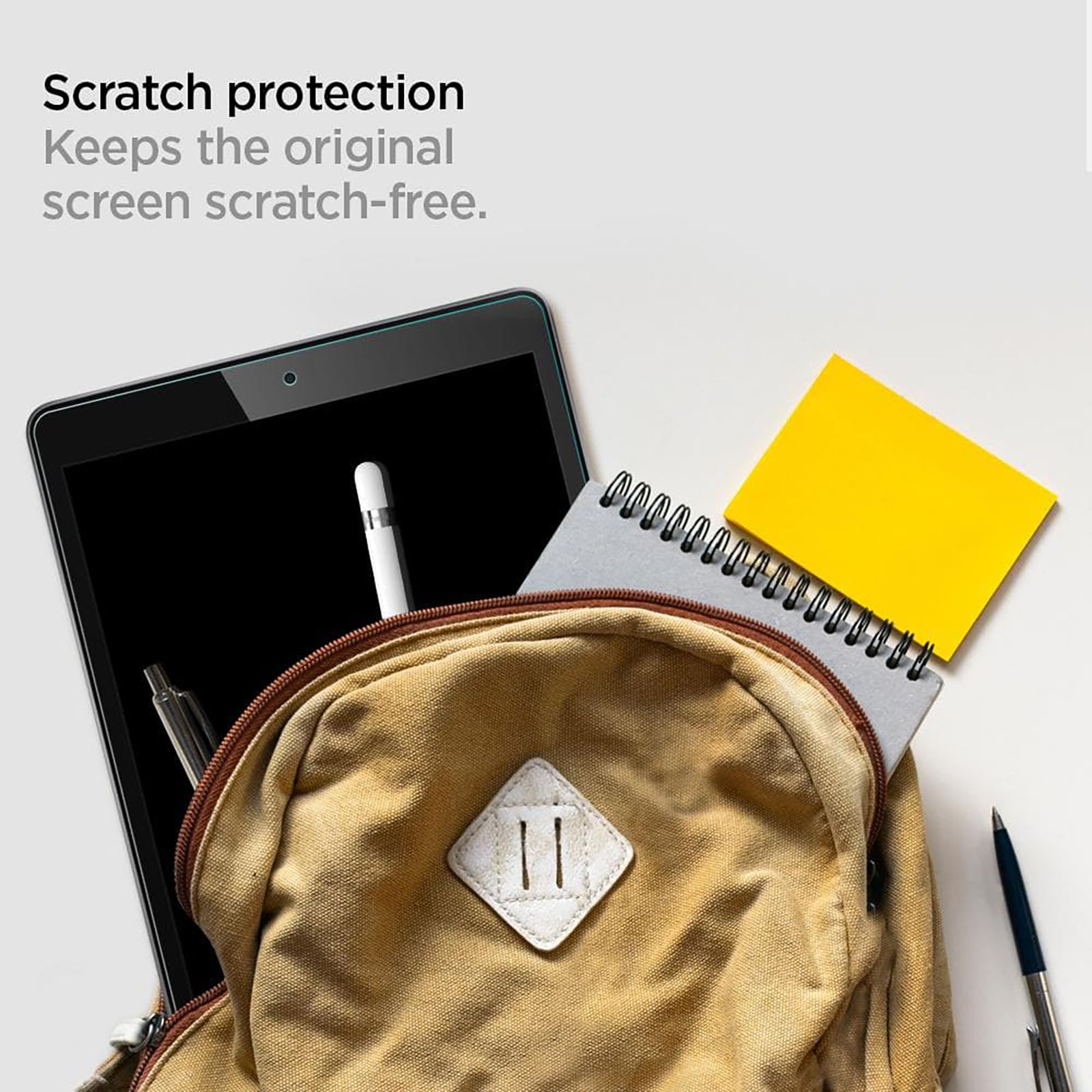 spigen GLAS.tR Slim Screen Protector for Apple iPad 10.2 Inch (Scratch Protection)_9
