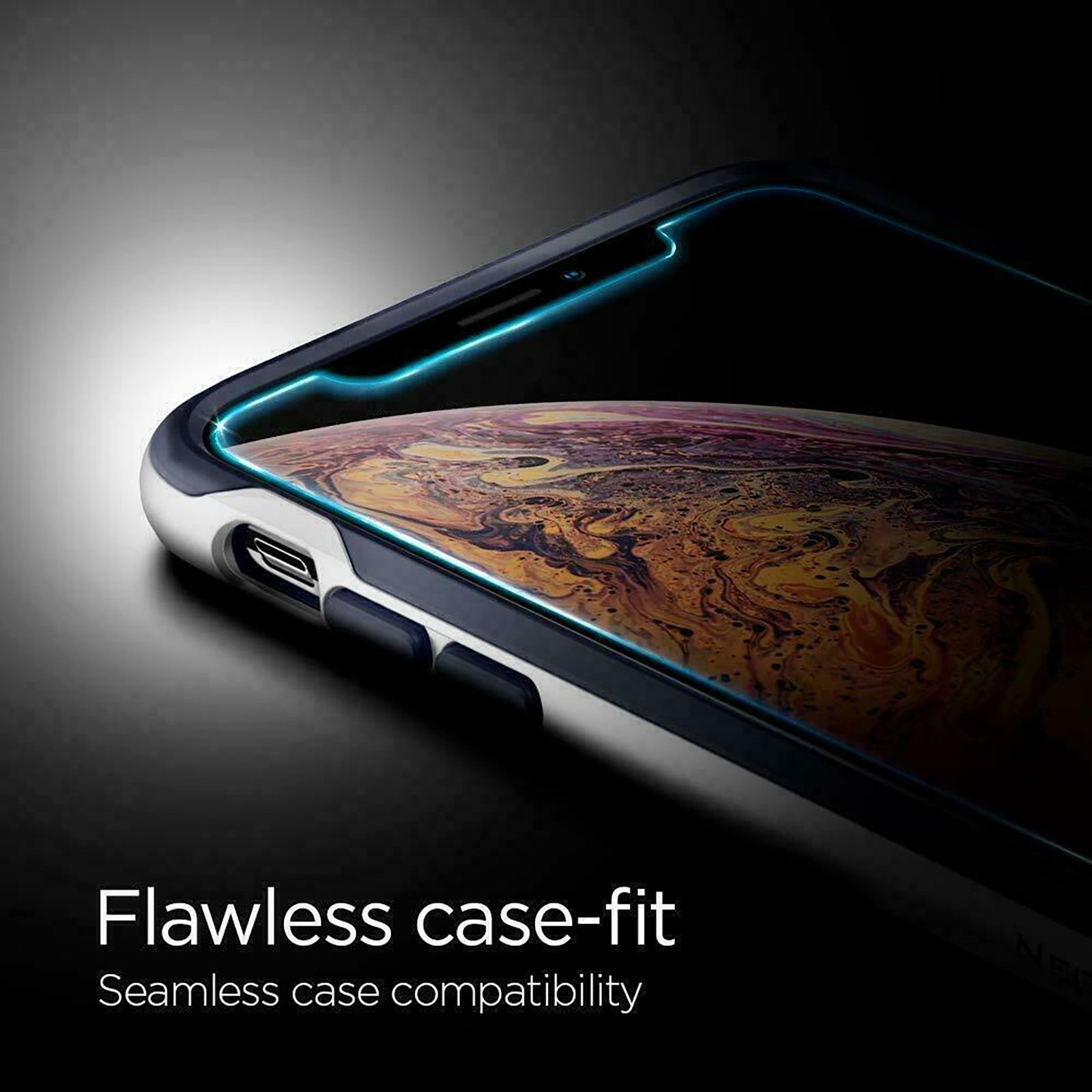 spigen GlastR Align Master Tempered Glass for Apple iPhone 11, XR (9H Hardness)_6