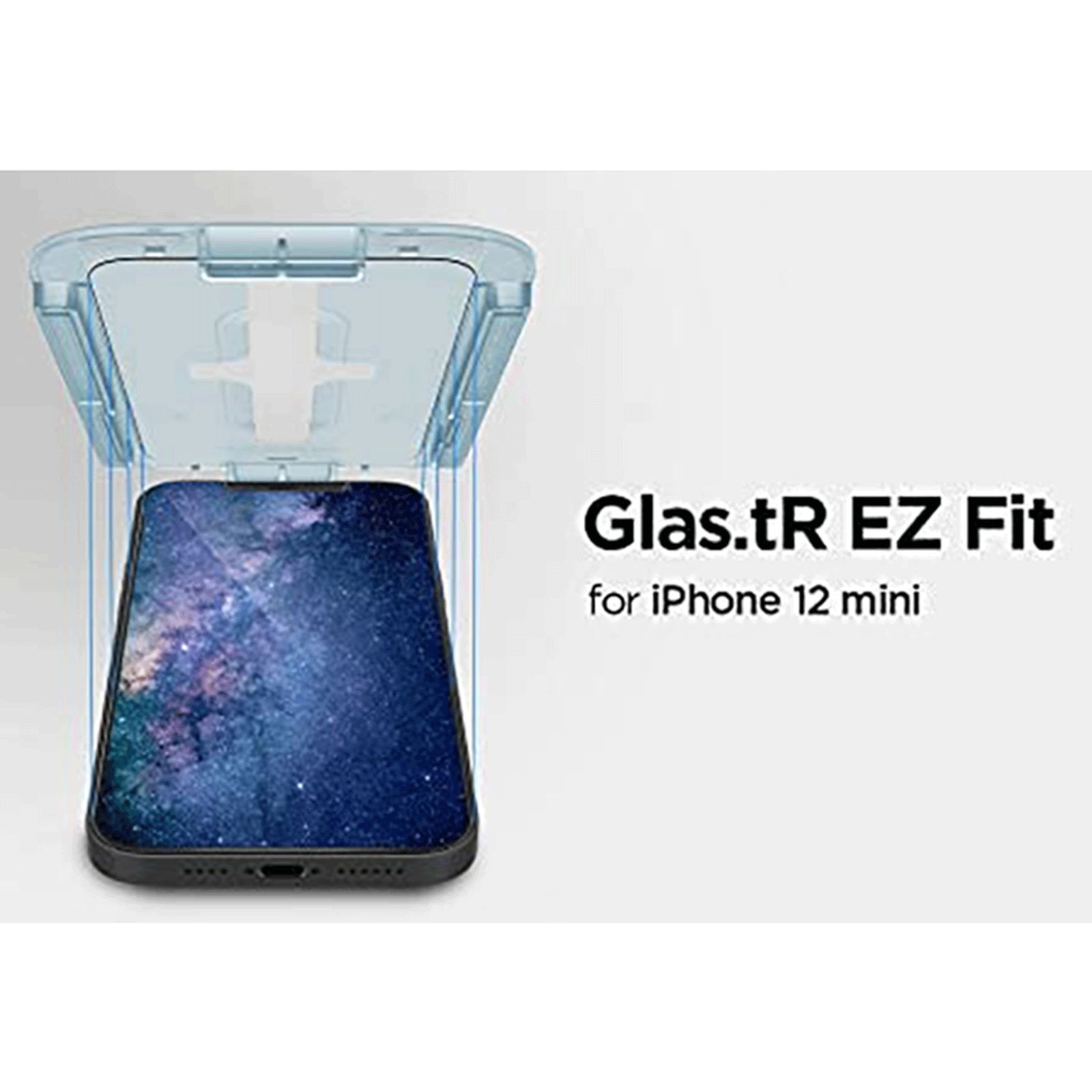 spigen GlastR EZ Fit Tempered Glass for Apple iPhone 12 Mini (Blue Light Filter) spigen GlastR EZ Fit Tempered Glass for Apple iPhone 12 Mini (Blue Light Filter)_5