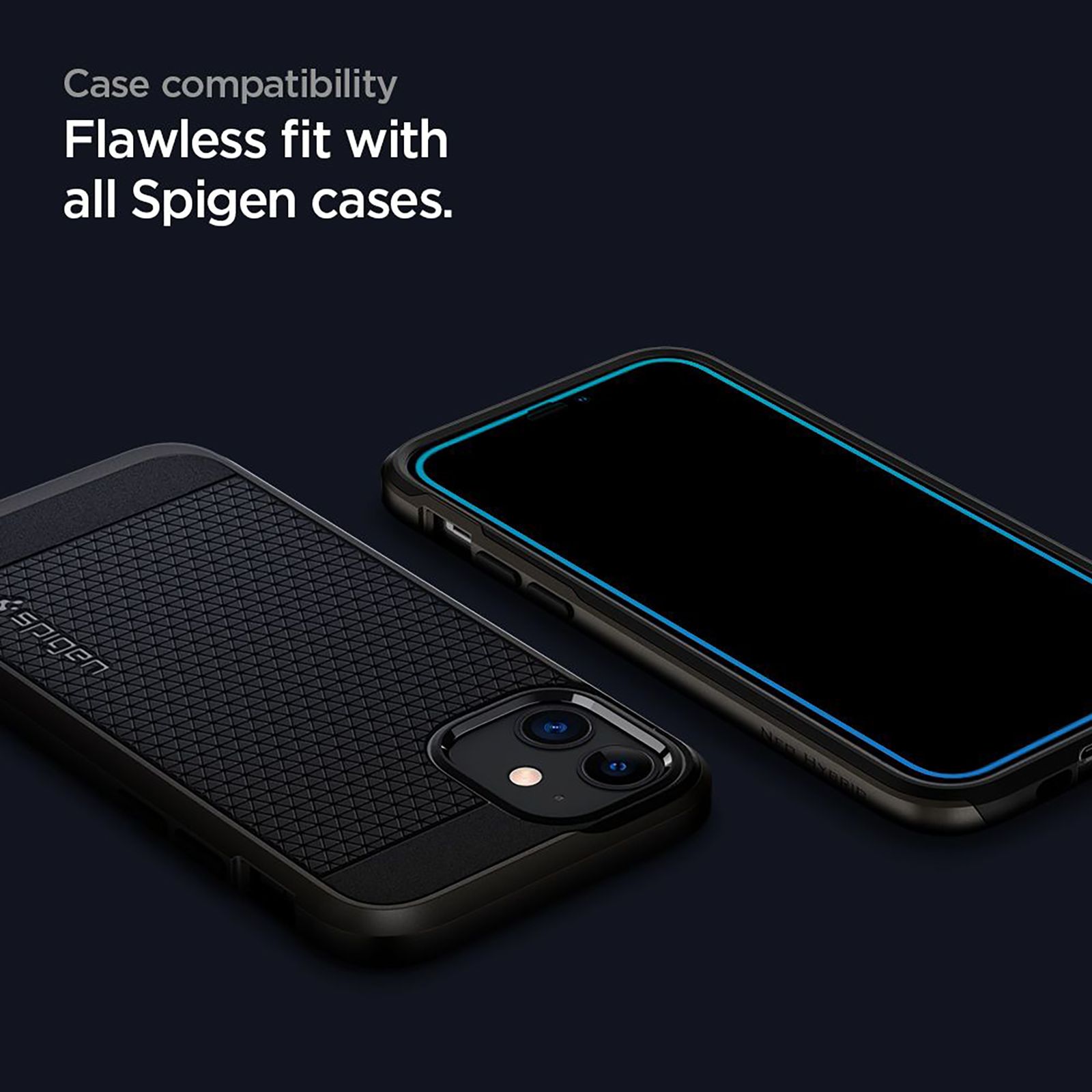 spigen GlastR Align Master Tempered Glass for Apple iPhone 12 Mini (9H Hardness)_3