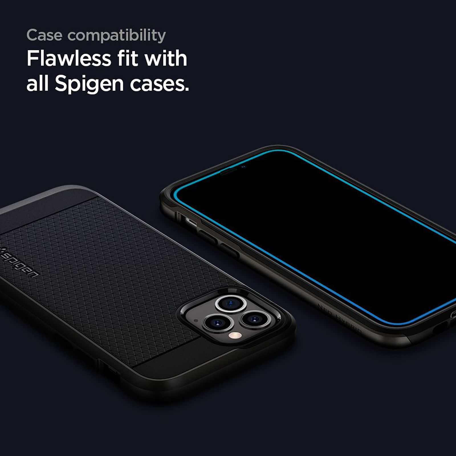 spigen Glstr Slim HD Tempered Glass for Apple iPhone 12, 12 Pro (Touch Responsive)_6