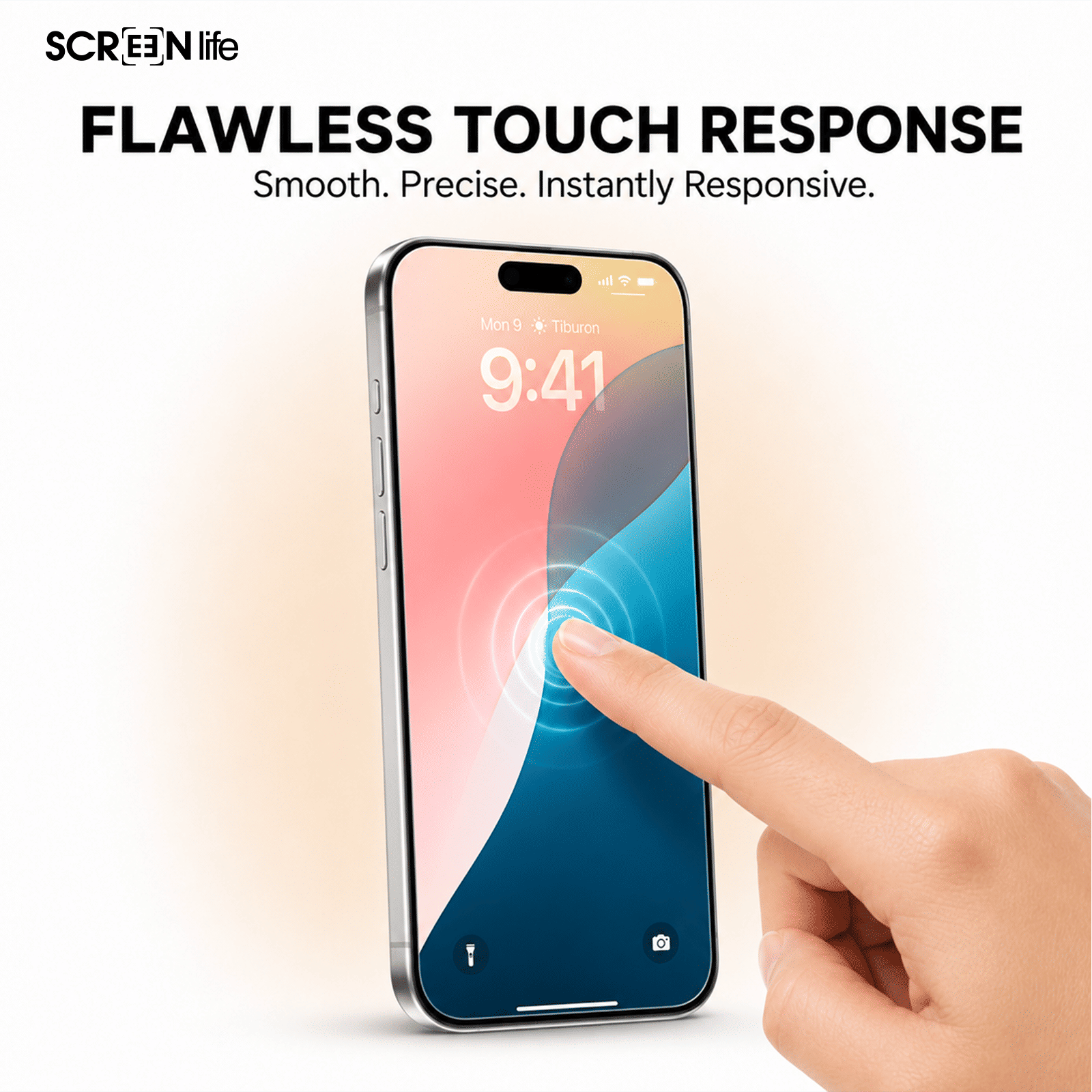 SCREEN life Tempered Glass for vivo Y51 Pro (Fingerprint Resistant)_4