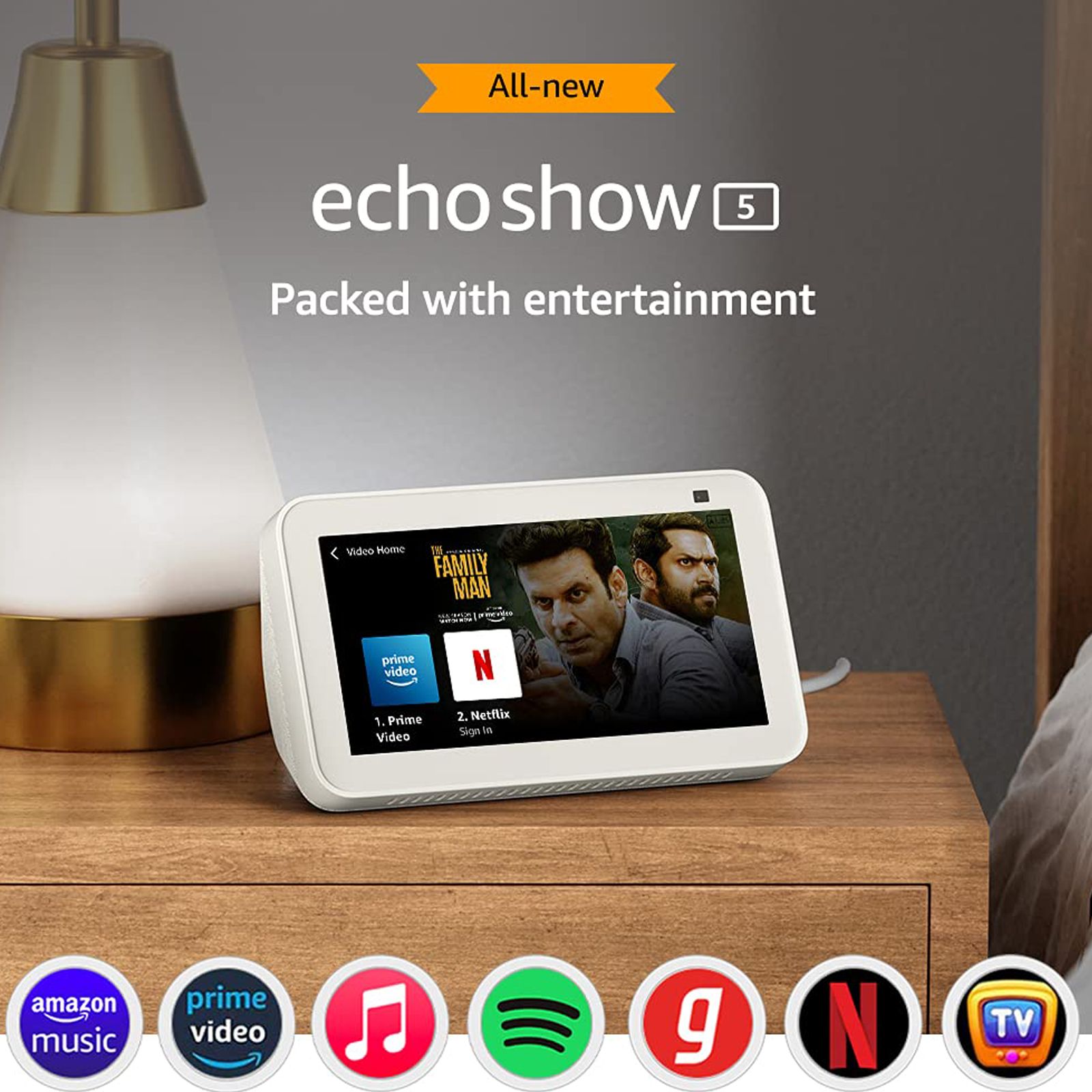 amazon All-new Echo Show 5 (2nd Generation) with Built-in Alexa Smart WiFi Speaker (Wake Word Technology, White)_9