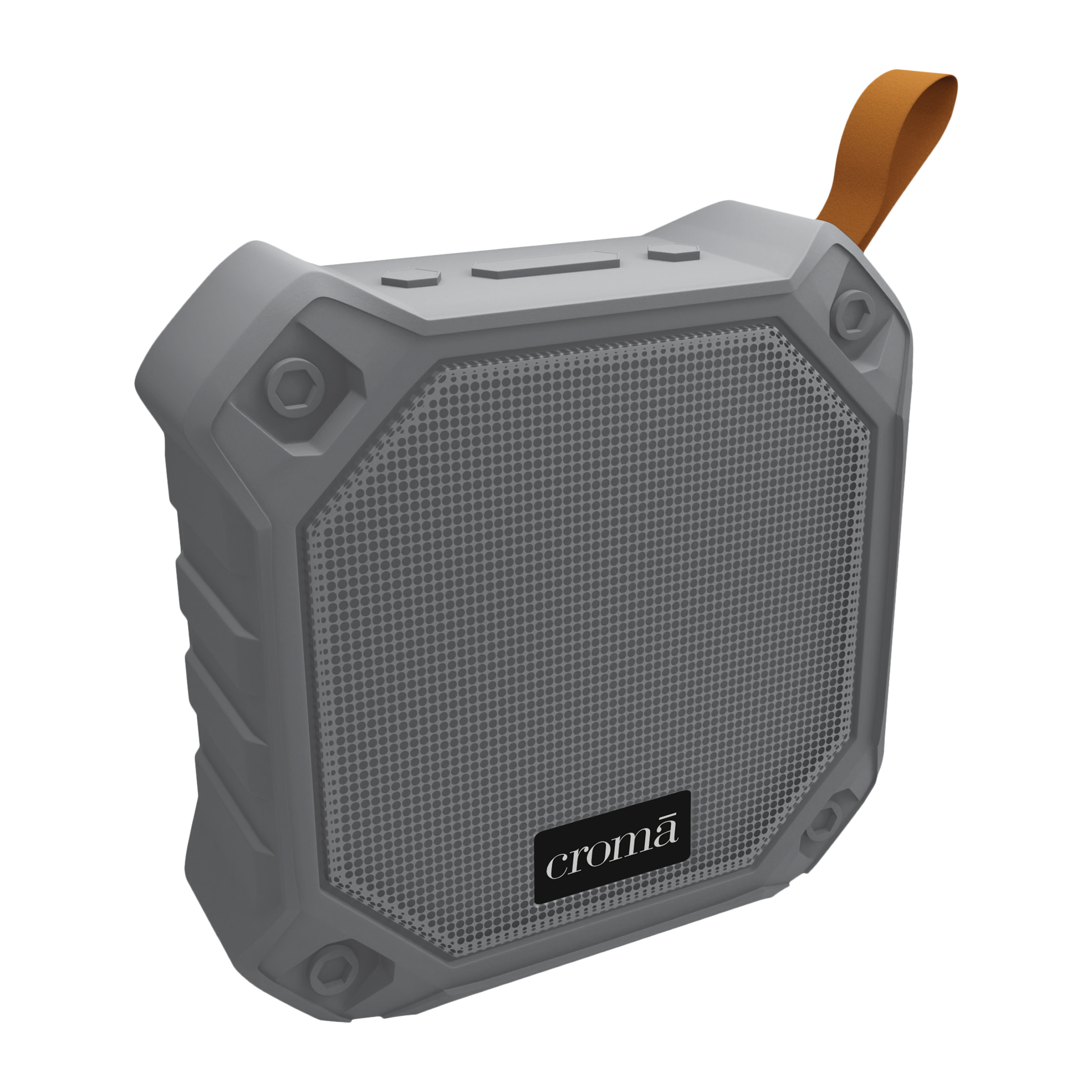 Croma 5W Portable Bluetooth Speaker (Water Proof, 21 Hours Playback Time, True Wireless Stereo Function, Grey)_1