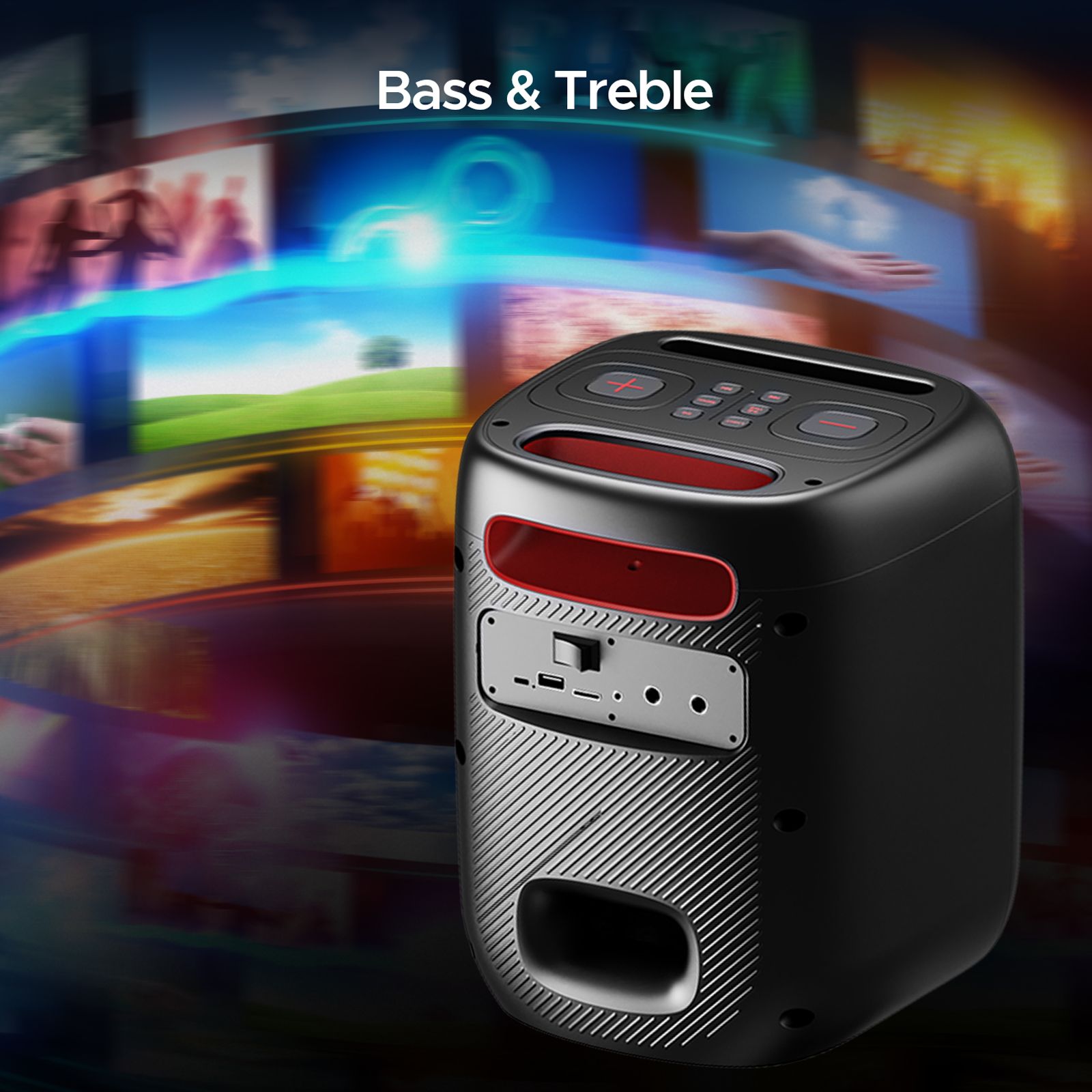 boAt Party Pal 195 50W Portable Bluetooth Speaker (RGB Light, 1.0 Channel, Midnight Black) boAt Party Pal 195 50W Portable Bluetooth Speaker (RGB Light, 1.0 Channel, Midnight Black)_9