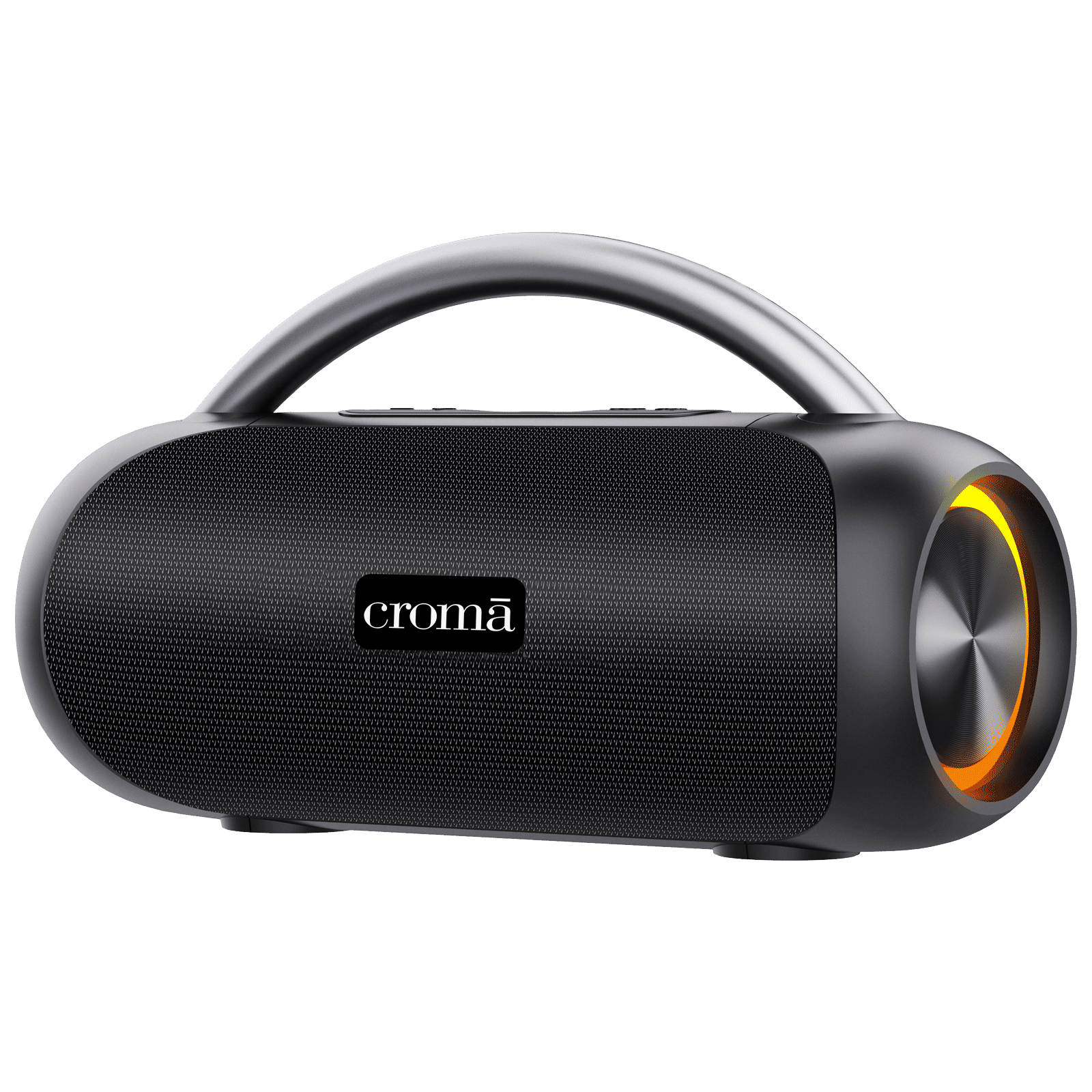 Croma 20W Portable Bluetooth Speaker (IPX5 Water Resistant, 5 Hours Playback Time, Premium Black) Croma 20W Portable Bluetooth Speaker (IPX5 Water Resistant, 5 Hours Playback Time, Premium Black)_1