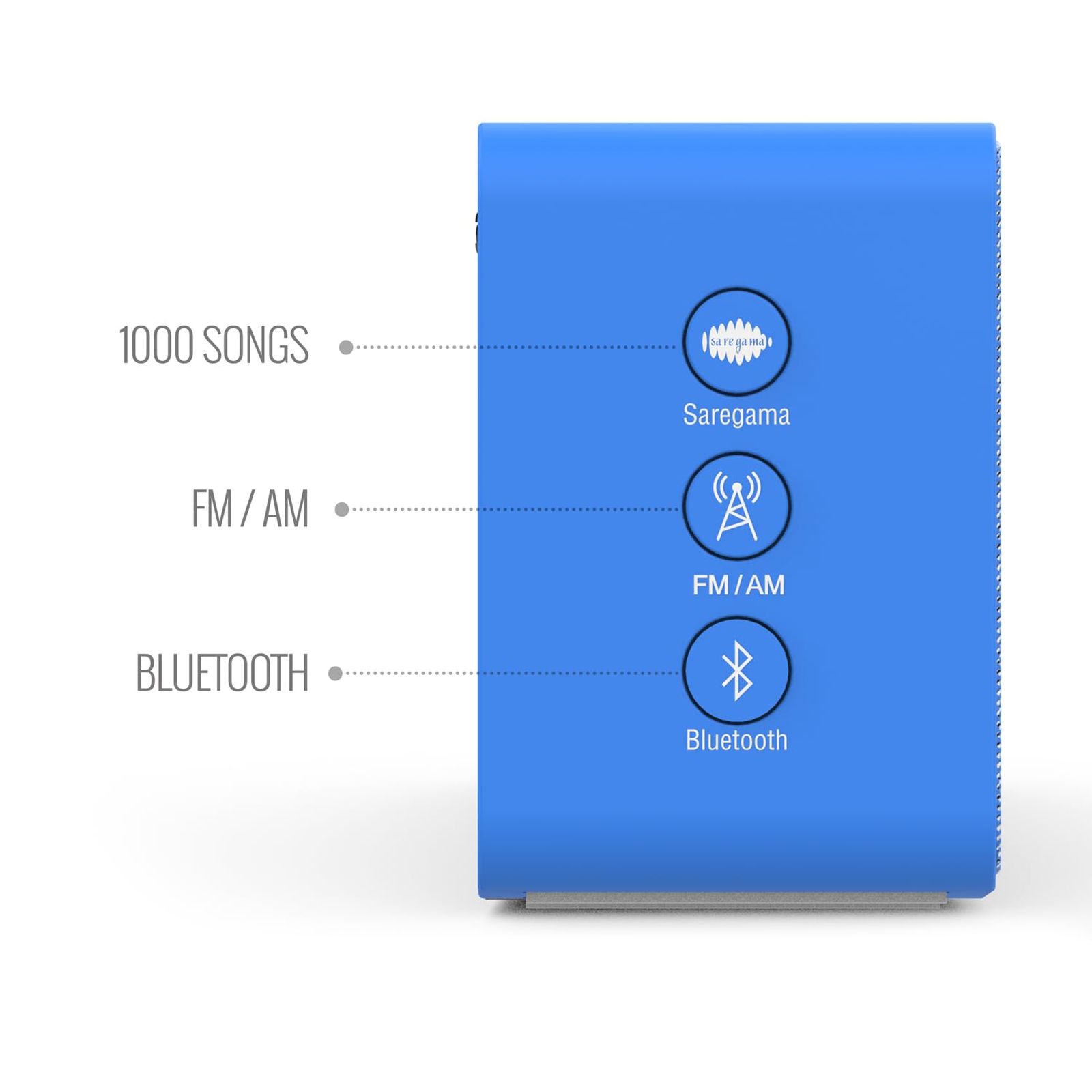 SAREGAMA Carvaan Mini Plus 10 Watts Portable Bluetooth Speaker (Handsfree Calling, SCMP130, Cobalt Blue) SAREGAMA Carvaan Mini Plus 10 Watts Portable Bluetooth Speaker (Handsfree Calling, SCMP130, Cobalt Blue)_9