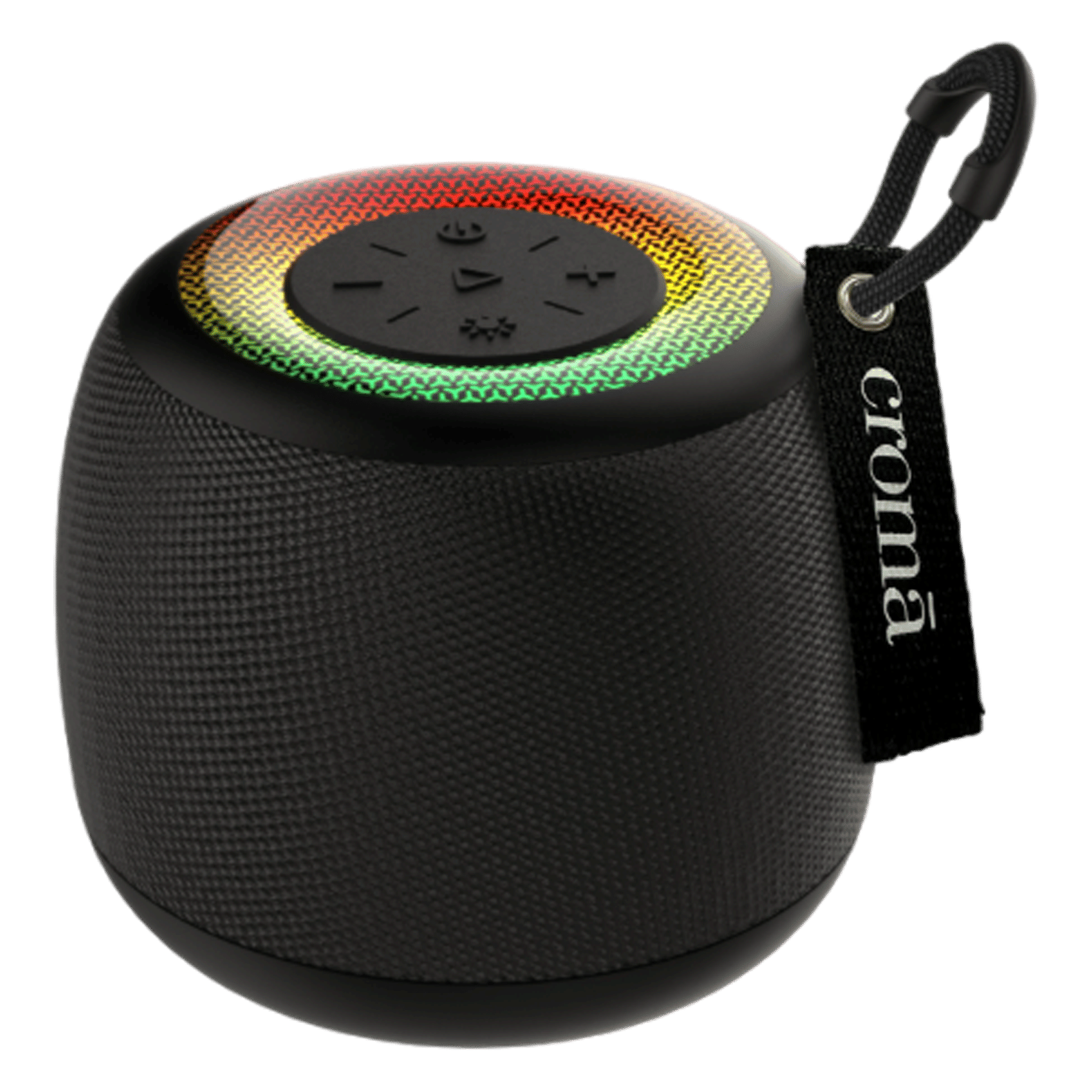 Croma 5W Portable Bluetooth Speaker (RGB Light, Black) Croma 5W Portable Bluetooth Speaker (RGB Light, Black)_1