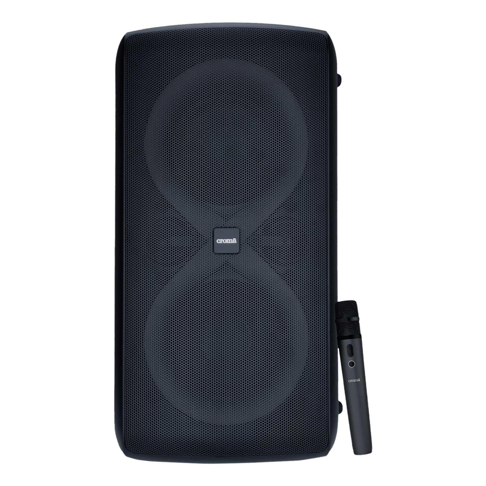 Croma 200W Bluetooth Party Speaker with UHF Mic (6000mAh Power Bank, Black) Croma 200W Bluetooth Party Speaker with UHF Mic (6000mAh Power Bank, Black)_6