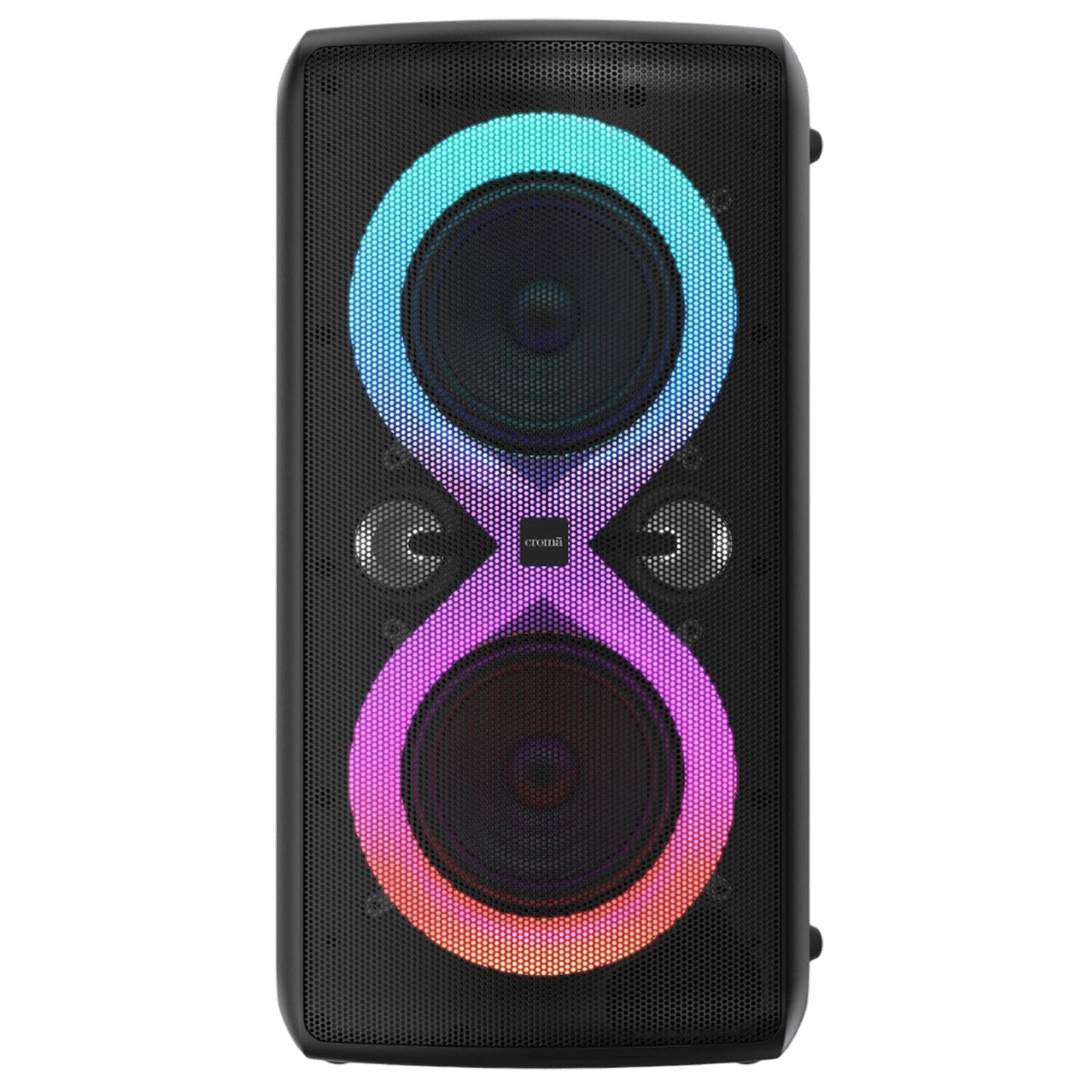 Croma 200W Bluetooth Party Speaker with UHF Mic (6000mAh Power Bank, Black) Croma 200W Bluetooth Party Speaker with UHF Mic (6000mAh Power Bank, Black)_8