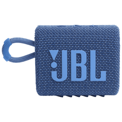 JBL Go 3 Eco 4.2W Portable Bluetooth Speaker (IP67 Waterproof, 5 Hours Playtime, 1.0 Channel, Blue)