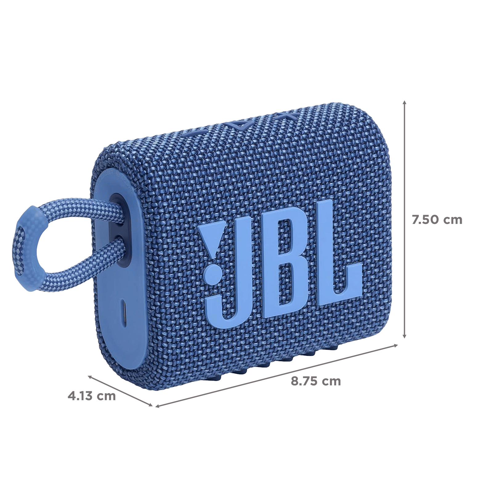 JBL Go 3 Eco 4.2W Portable Bluetooth Speaker (IP67 Waterproof, 5 Hours Playtime, 1.0 Channel, Blue) JBL Go 3 Eco 4.2W Portable Bluetooth Speaker (IP67 Waterproof, 5 Hours Playtime, 1.0 Channel, Blue)_3