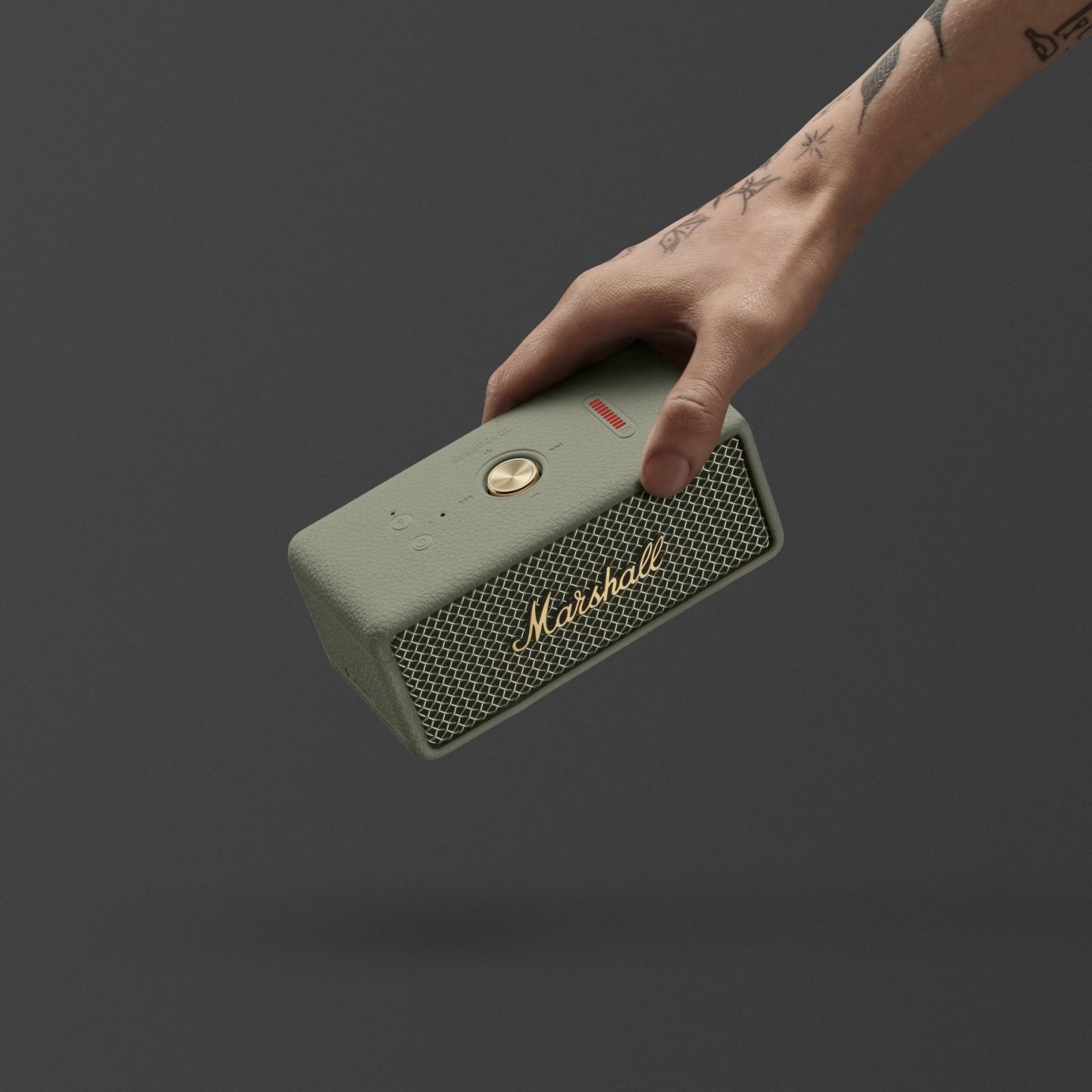 Marshall EMBERTON III 76W Bluetooth Speaker (IP67 Dust & Waterproof, 360 Degree Sound, Stereo Channel, Sage)_7