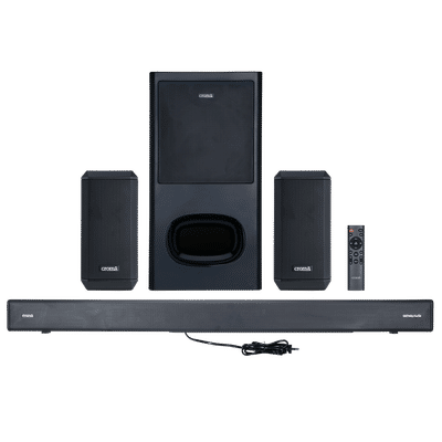 Croma 400W Bluetooth Soundbar with Remote (Dolby Audio, 5.1 Channel, Black)