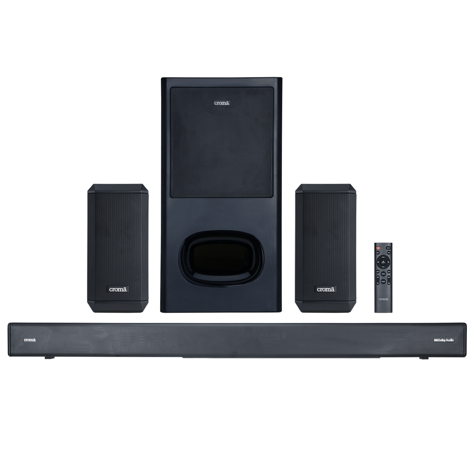 Croma 400W Bluetooth Soundbar with Remote (Dolby Audio, 5.1 Channel, Black) Croma 400W Bluetooth Soundbar with Remote (Dolby Audio, 5.1 Channel, Black)_2