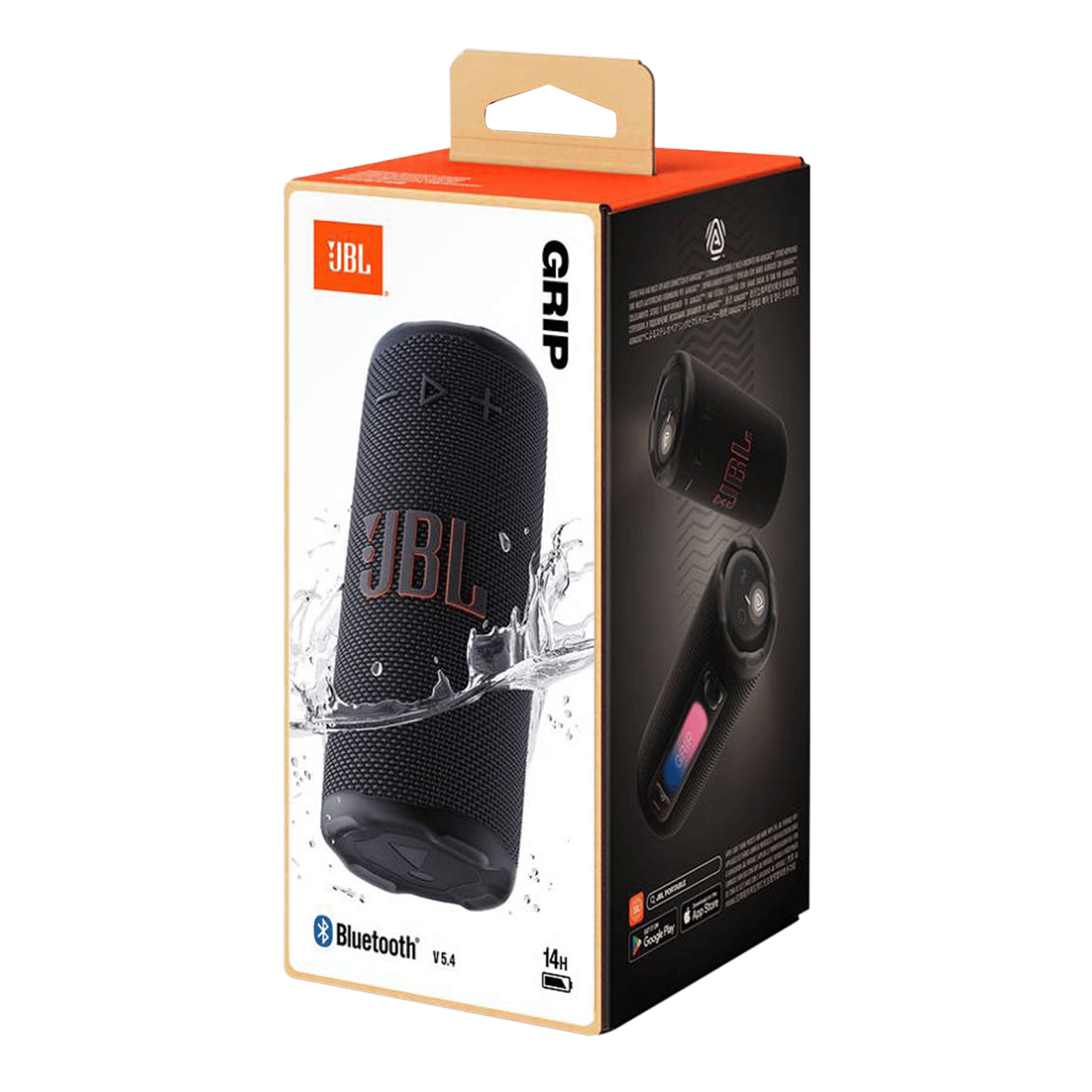 JBL Grip 16W Portable Bluetooth Speaker (IP68 Waterproof, AI Sound Boost, Black) JBL Grip 16W Portable Bluetooth Speaker (IP68 Waterproof, AI Sound Boost, Black)_9