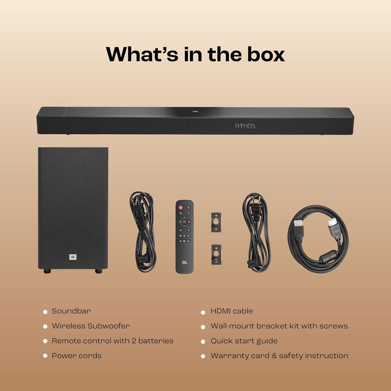 JBL CINEMA SB595 440W Bluetooth Soundbar with Remote (True Dolby Atmos, 3.1.2 Channel, Black) JBL CINEMA SB595 440W Bluetooth Soundbar with Remote (True Dolby Atmos, 3.1.2 Channel, Black)_8