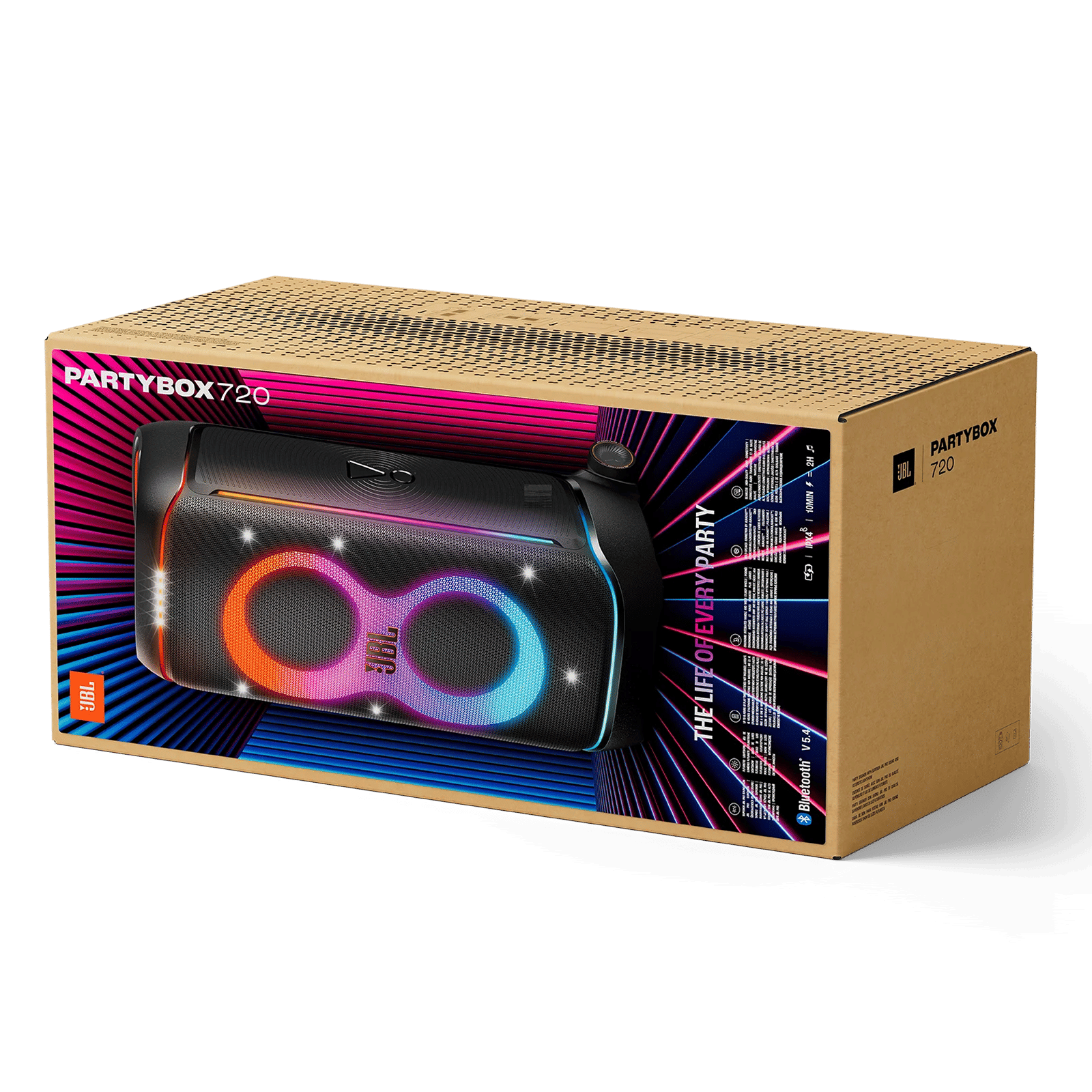 JBL PARTYBOX 720 800W RMS Bluetooth Party Speaker (Futuristic Lightshow, HiFi, Black) JBL PARTYBOX 720 800W RMS Bluetooth Party Speaker (Futuristic Lightshow, HiFi, Black)_7