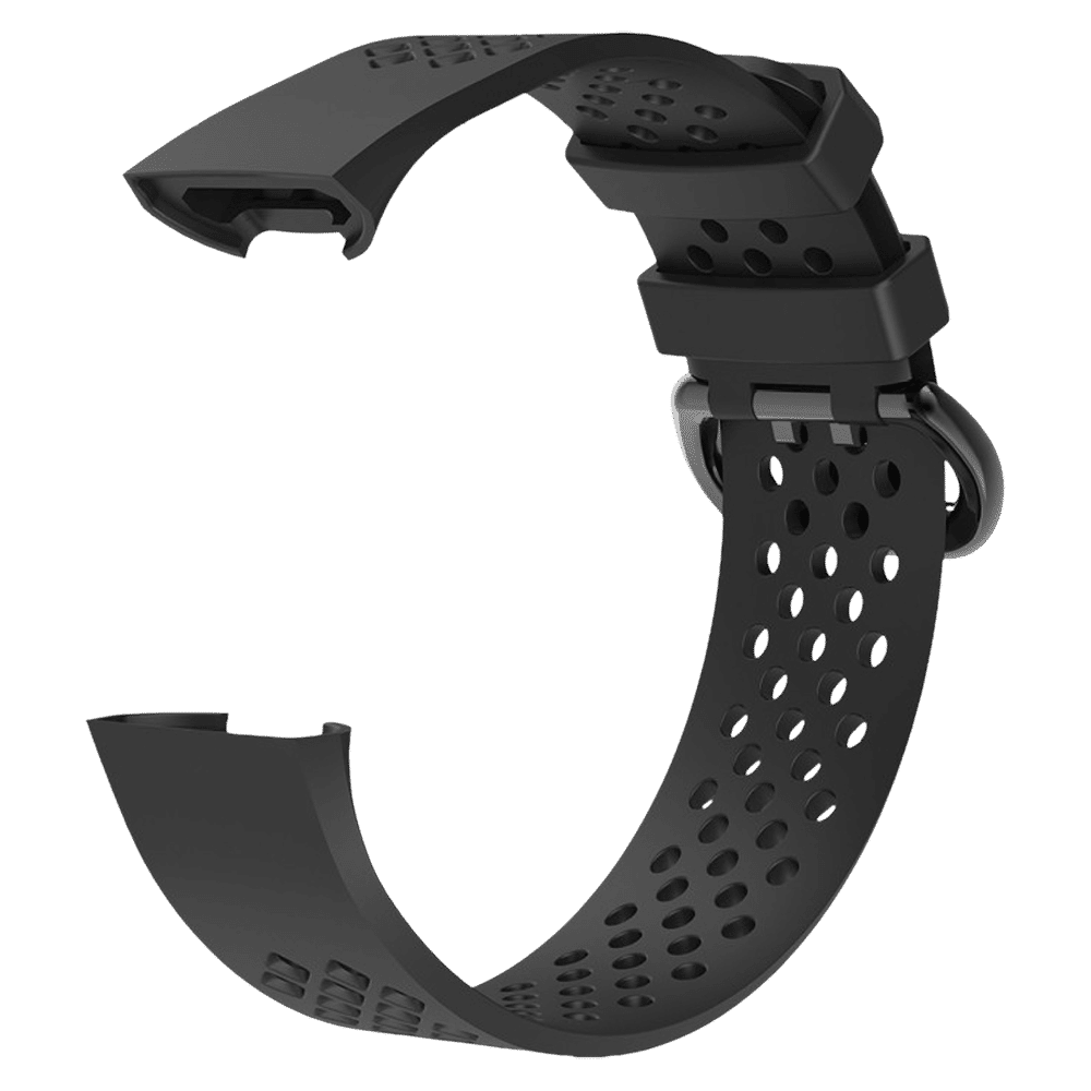 fitbit Silicone Sport Band for Charge 3 (Black) fitbit Silicone Sport Band for Charge 3 (Black)_2