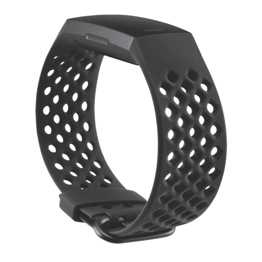 fitbit Silicone Sport Band for Charge 3 (Black) fitbit Silicone Sport Band for Charge 3 (Black)_4