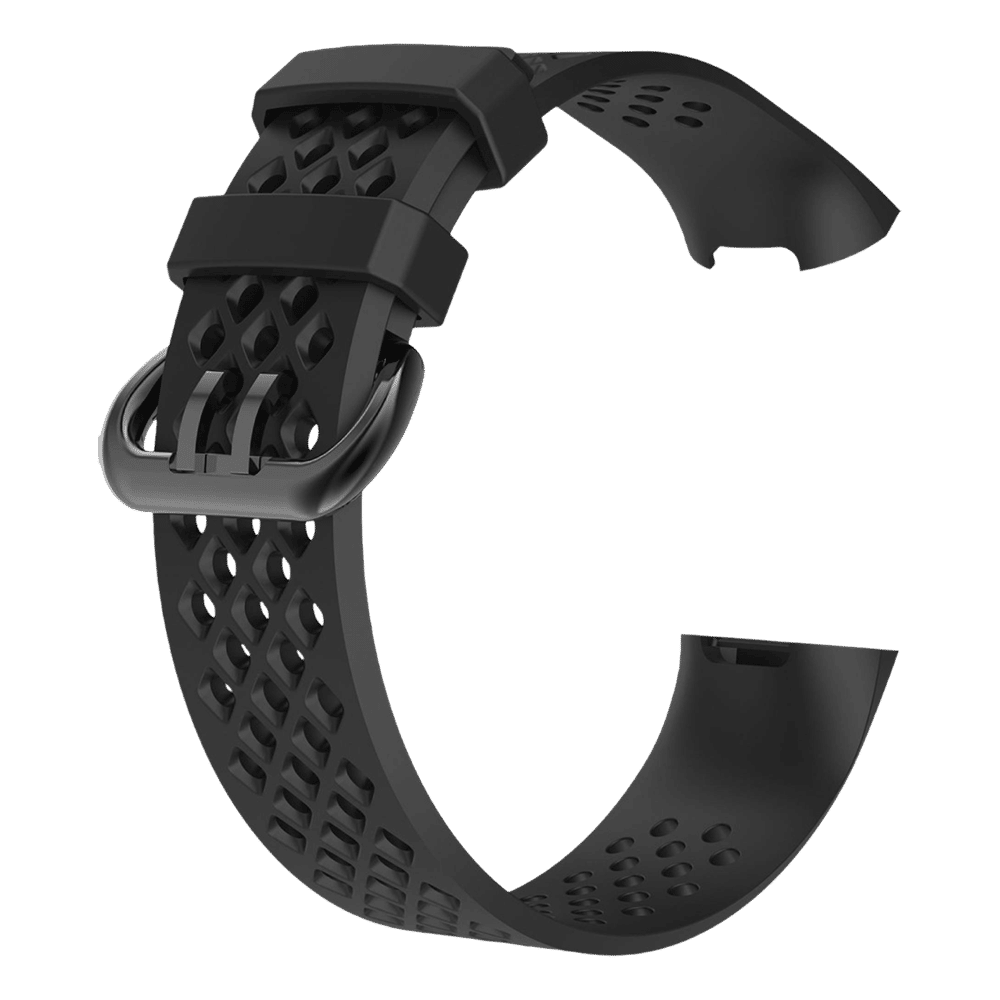 fitbit Silicone Sport Band for Charge 3 (Black) fitbit Silicone Sport Band for Charge 3 (Black)_6