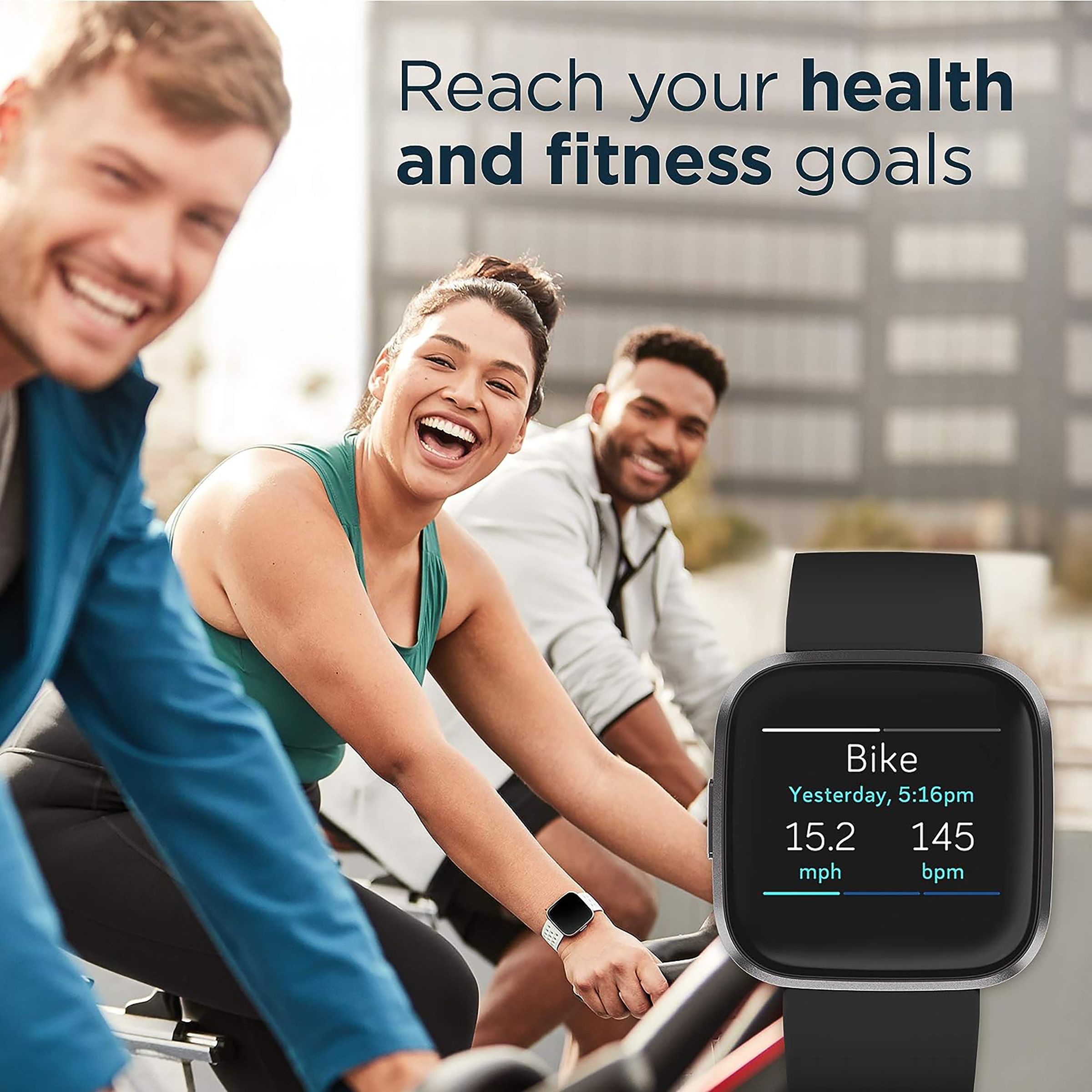 fitbit Versa 2 Smartwatch (Color AMOLED Touchscreen Display, FB507BKBK, Black/Carbon, Elastomer Band)_6