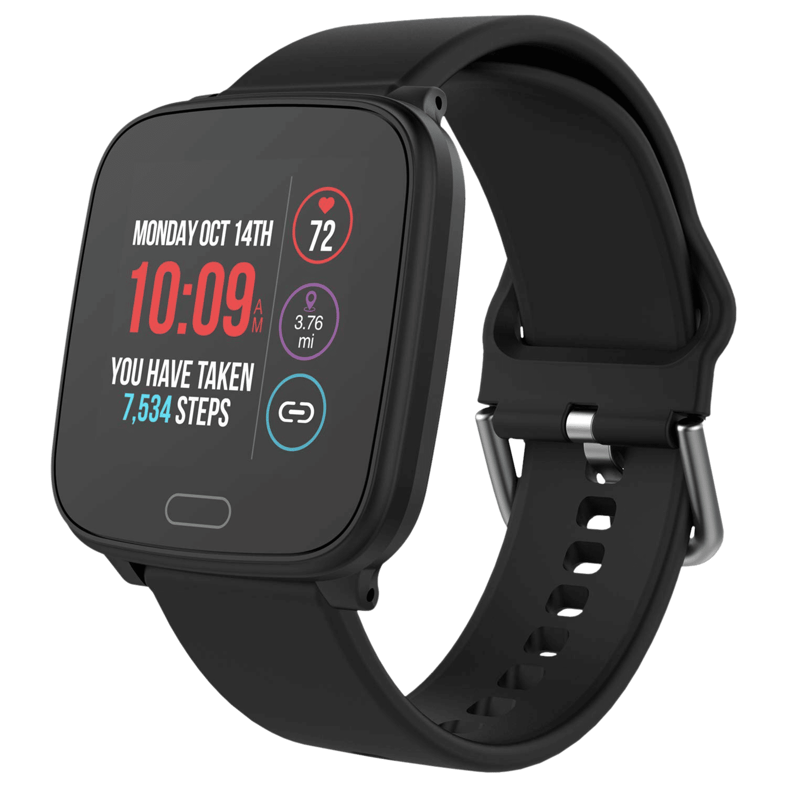 TIMEX iConnect Active Smartwatch with Activity Tracker (37mm Digital Display, IP68 Water Resistant, Black Strap) TIMEX iConnect Active Smartwatch with Activity Tracker (37mm Digital Display, IP68 Water Resistant, Black Strap)_6